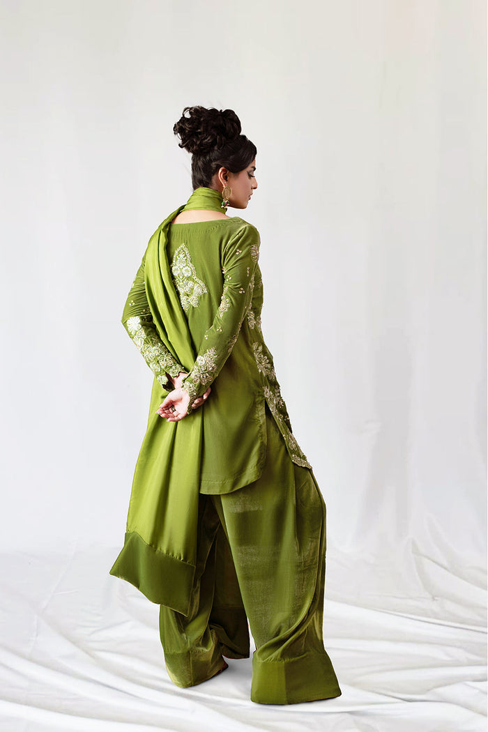 Saira Rizwan | Velvet Pret 25 | KAHWA-SRVP25-08 - by Libasekhas UK - Registered Vendor of : Saira Rizwan - 100% Original Designer Dress