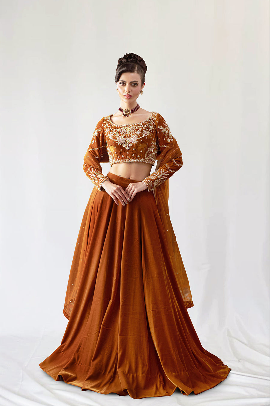 Saira Rizwan | Velvet Pret 25 | AMBERIN-SRVP25-11 - by Libasekhas UK - Registered Vendor of : Saira Rizwan - 100% Original Designer Dress