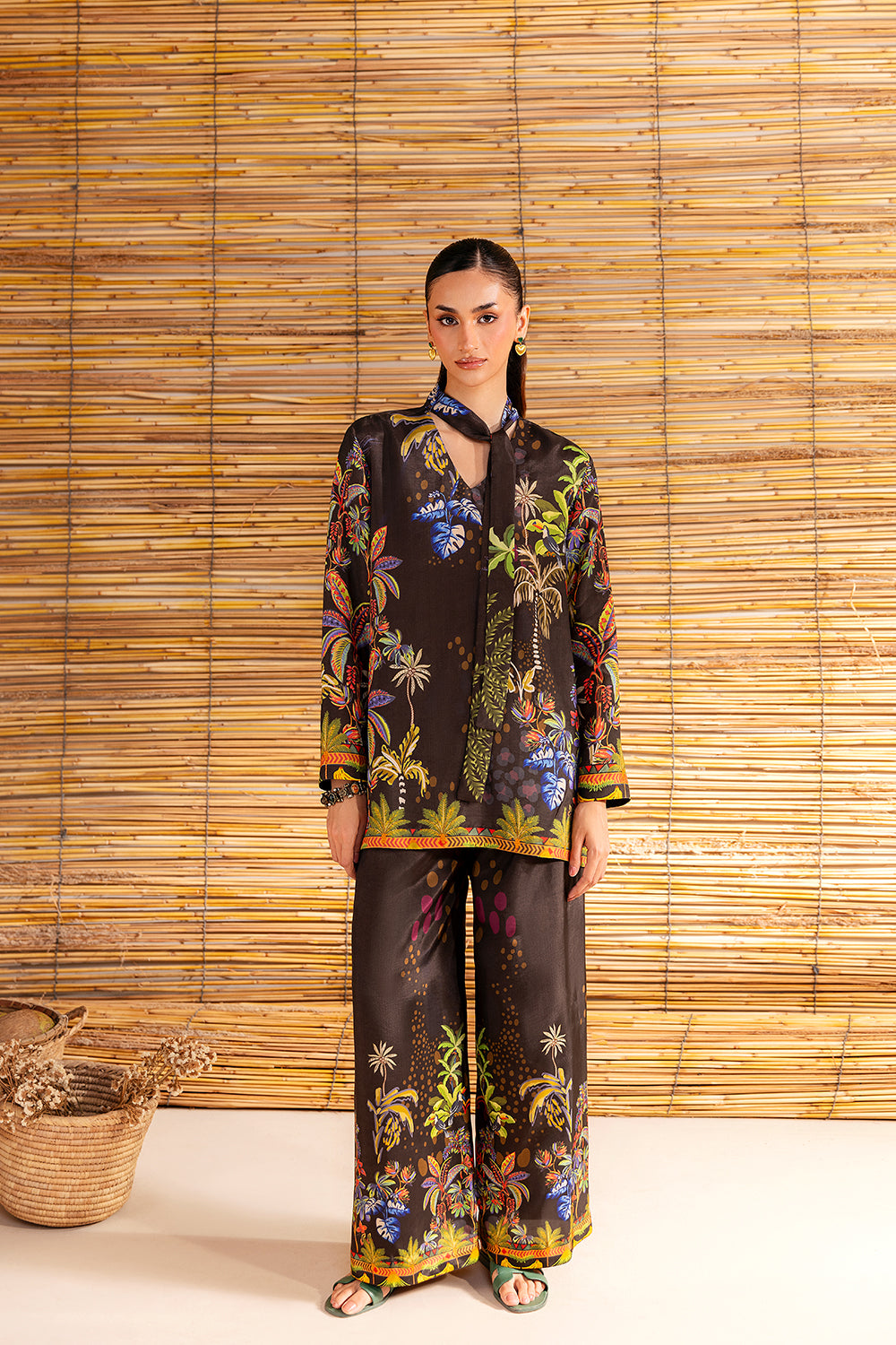 Saira Rizwan | Silk Coords 25 | COCONUT CRUSH - SRSP-25-02 - by Libasekhas UK - Registered Vendor of : Saira Rizwan - 100% Original Designer Dress