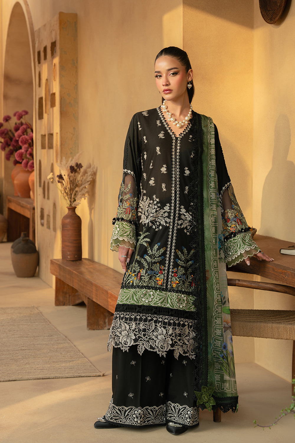 Saira Rizwan | Luxury Lawn 25 | MARY-SRL25-07 - by - Libasekhas UK - Registered Vendor of : Saira Rizwan - 100% Original Designer Dresss