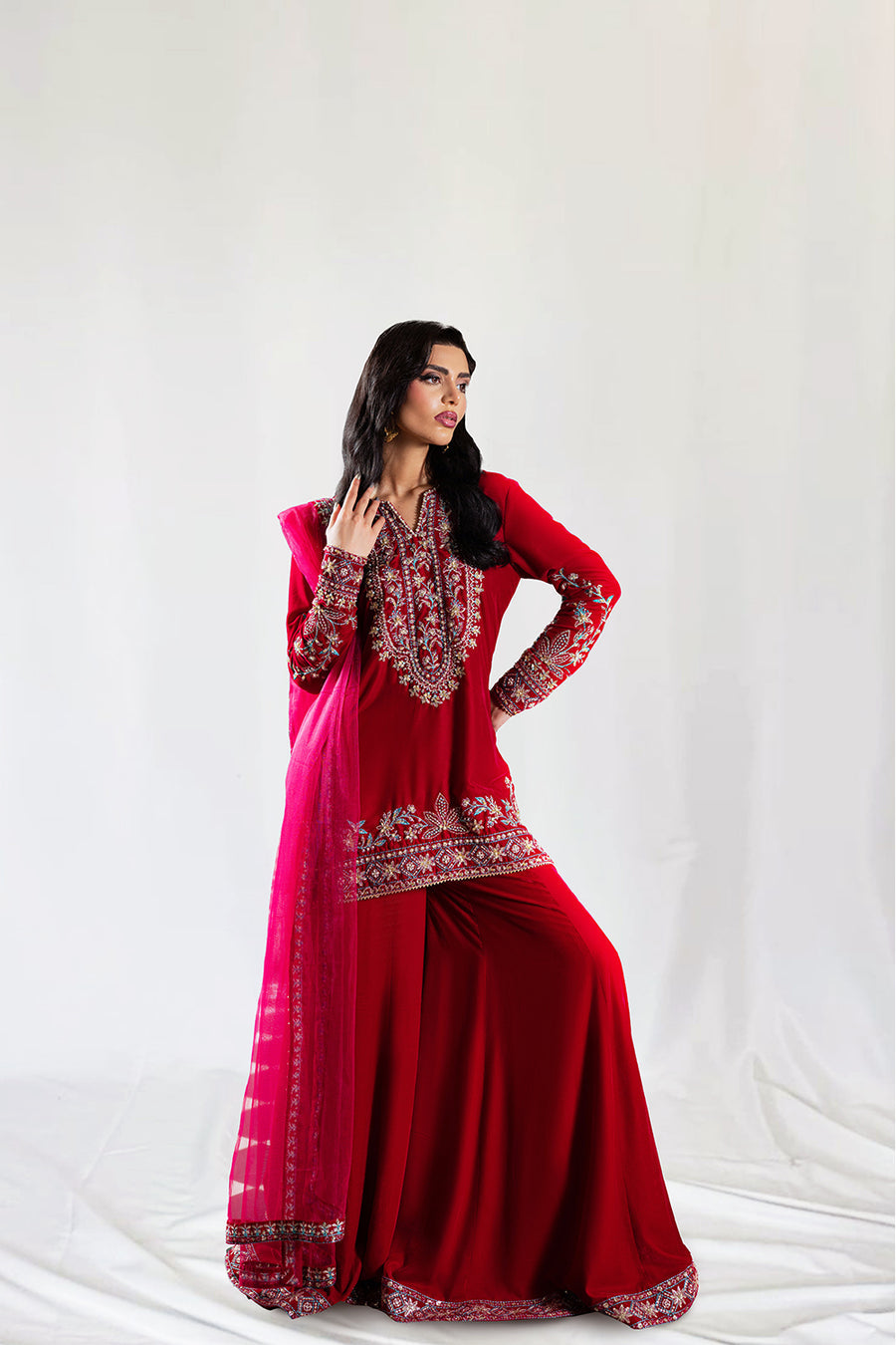 Saira Rizwan | Velvet Pret 25 | SHIREEN-SRVP25-04 - by Libasekhas UK - Registered Vendor of : Saira Rizwan - 100% Original Designer Dress