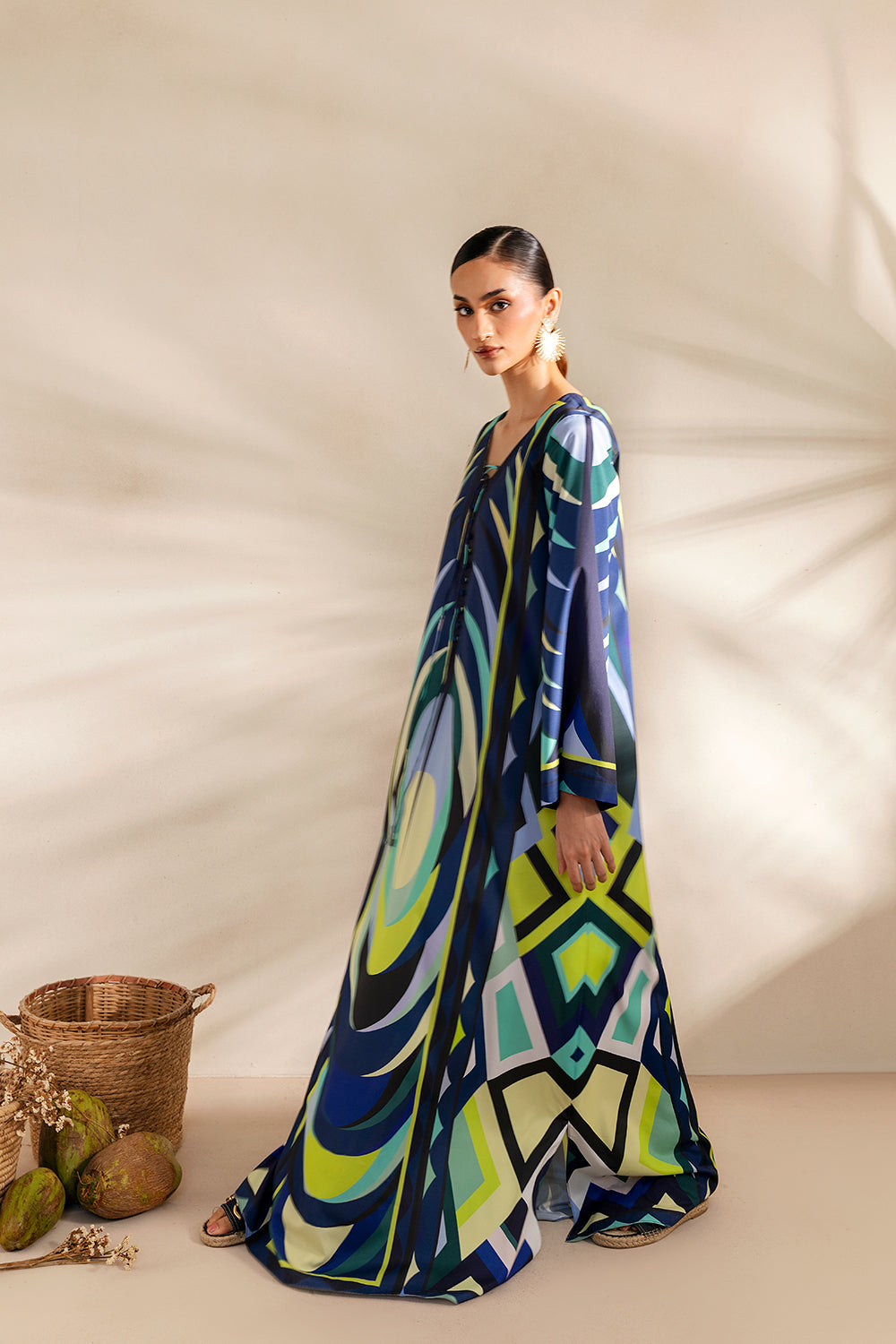 Saira Rizwan | Silk Coords 25 | BAHAMA BLUSH - SRSP-25-06 - by Libasekhas UK - Registered Vendor of : Saira Rizwan - 100% Original Designer Dress