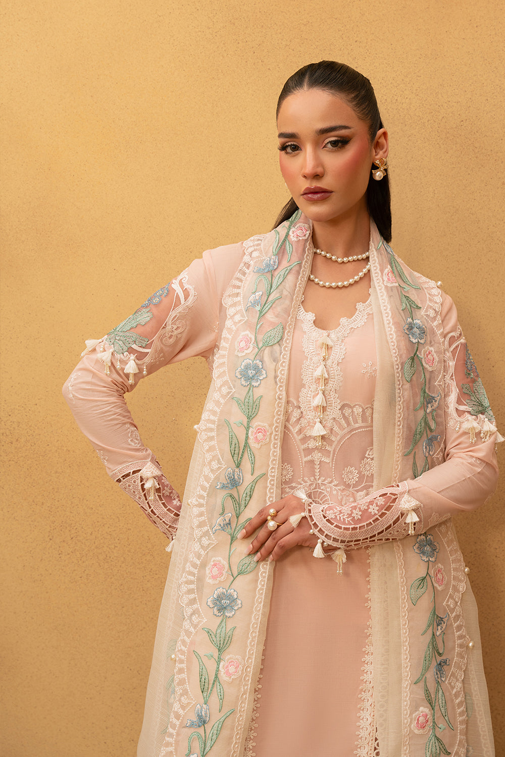 Saira Rizwan | Luxury Lawn 25 | FREYA-SRL25-09 - by - Libasekhas UK - Registered Vendor of : Saira Rizwan - 100% Original Designer Dresss
