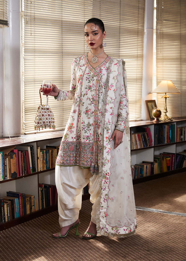 Hussain Rehar | SS Luxury Pret 25 | Inara - by - Libasekhas UK - Registered Vendor of : Hussain Rehar - 100% Original Designer Dresss