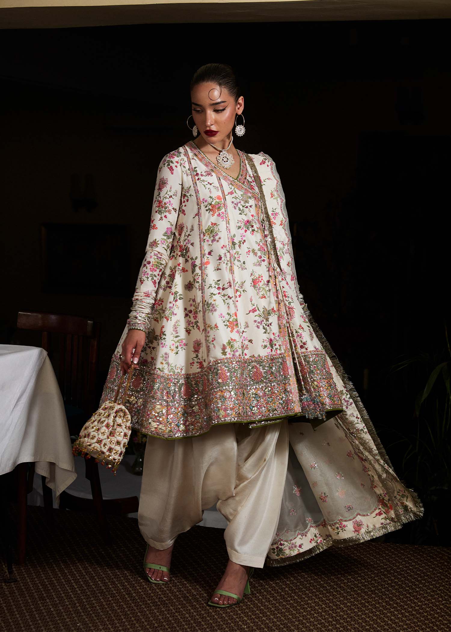 Hussain Rehar | SS Luxury Pret 25 | Inara - by - Libasekhas UK - Registered Vendor of : Hussain Rehar - 100% Original Designer Dresss