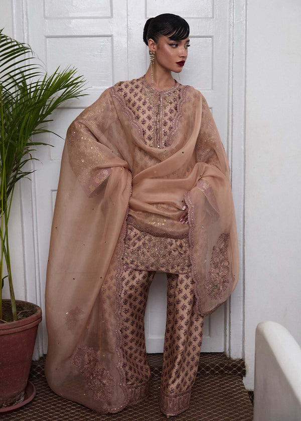 Hussain Rehar | SS Luxury Pret 25 | Fran - by - Libasekhas UK - Registered Vendor of : Hussain Rehar - 100% Original Designer Dresss