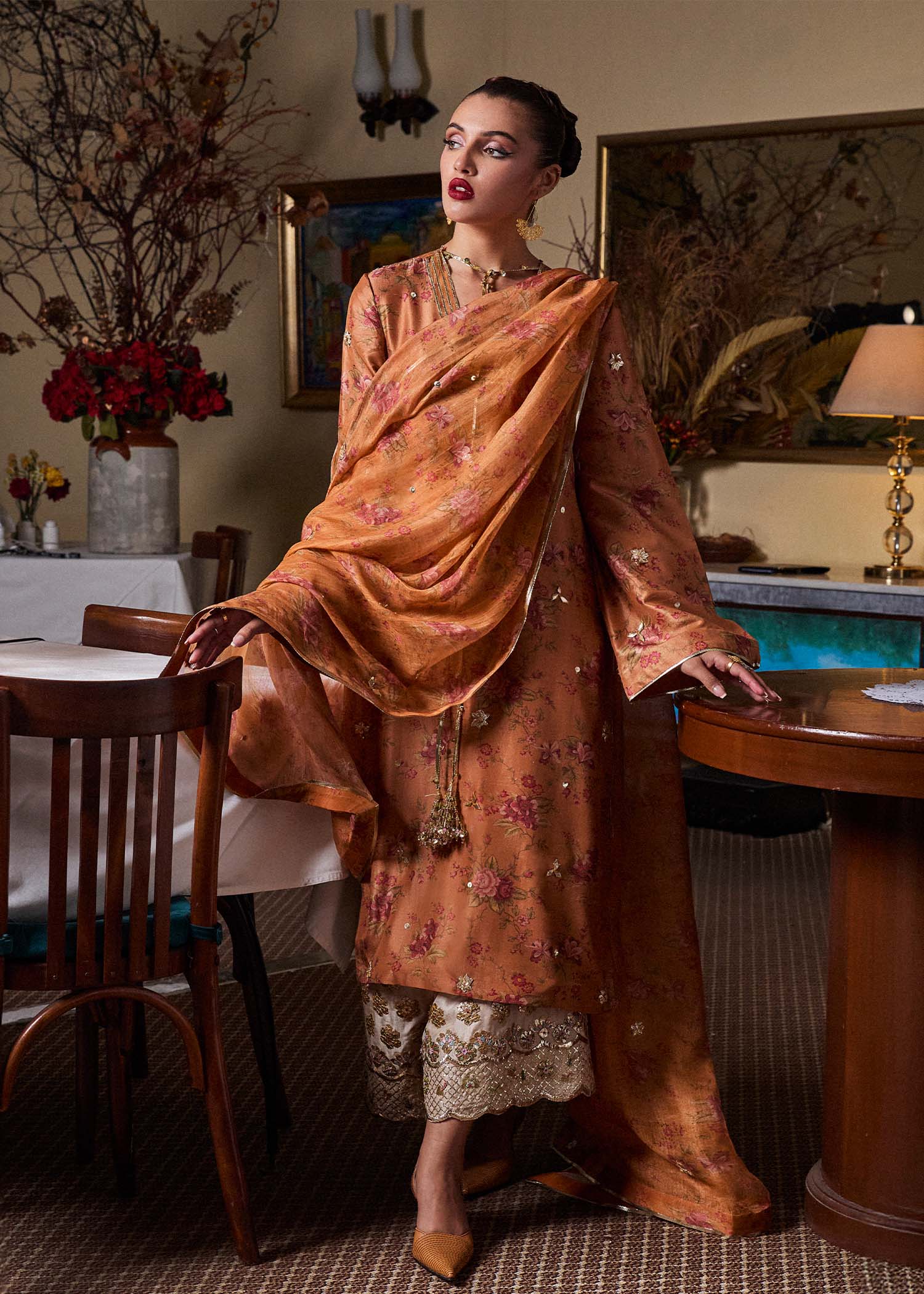 Hussain Rehar | SS Luxury Pret 25 | Dijan - by - Libasekhas UK - Registered Vendor of : Hussain Rehar - 100% Original Designer Dresss