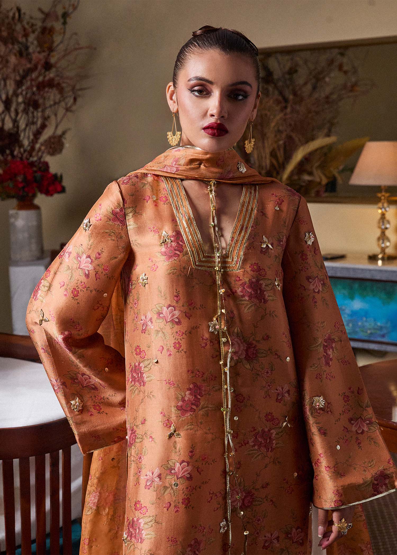 Hussain Rehar | SS Luxury Pret 25 | Dijan - by - Libasekhas UK - Registered Vendor of : Hussain Rehar - 100% Original Designer Dresss