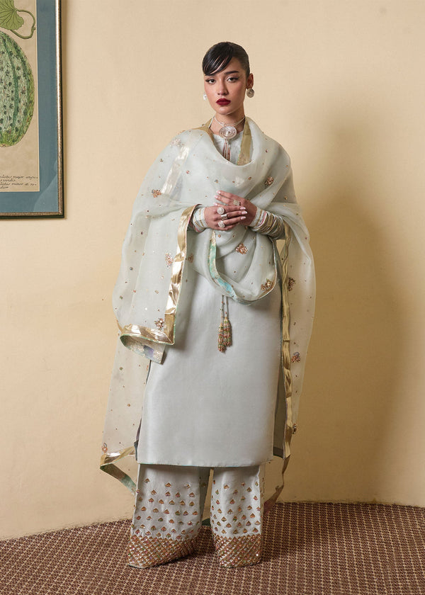Hussain Rehar | SS Luxury Pret 25 | Miage - by - Libasekhas UK - Registered Vendor of : Hussain Rehar - 100% Original Designer Dresss
