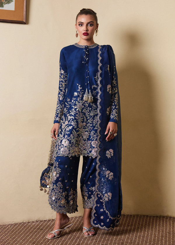 Hussain Rehar | SS Luxury Pret 25 | Twil - by - Libasekhas UK - Registered Vendor of : Hussain Rehar - 100% Original Designer Dresss