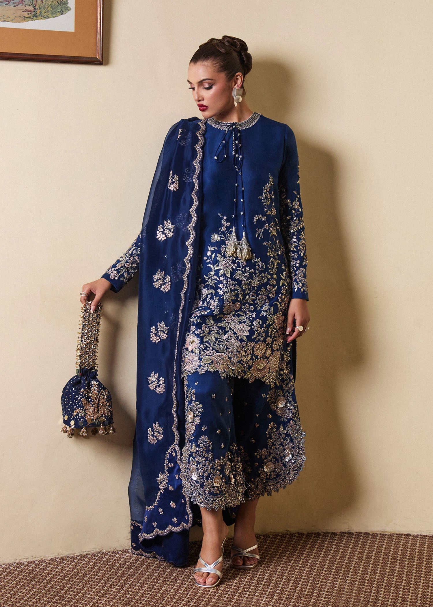 Hussain Rehar | SS Luxury Pret 25 | Twil - by - Libasekhas UK - Registered Vendor of : Hussain Rehar - 100% Original Designer Dresss
