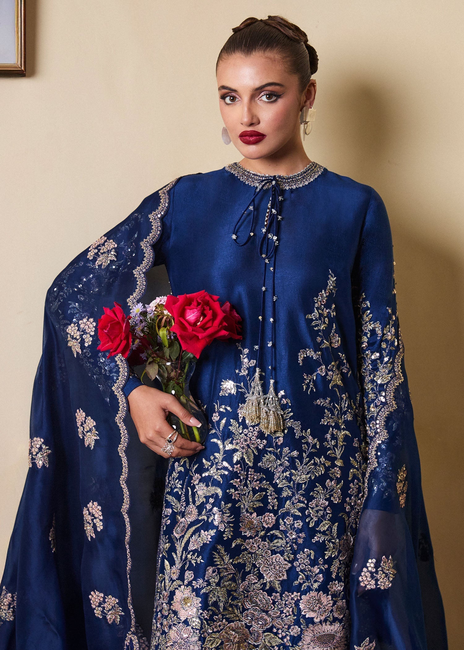Hussain Rehar | SS Luxury Pret 25 | Twil - by - Libasekhas UK - Registered Vendor of : Hussain Rehar - 100% Original Designer Dresss