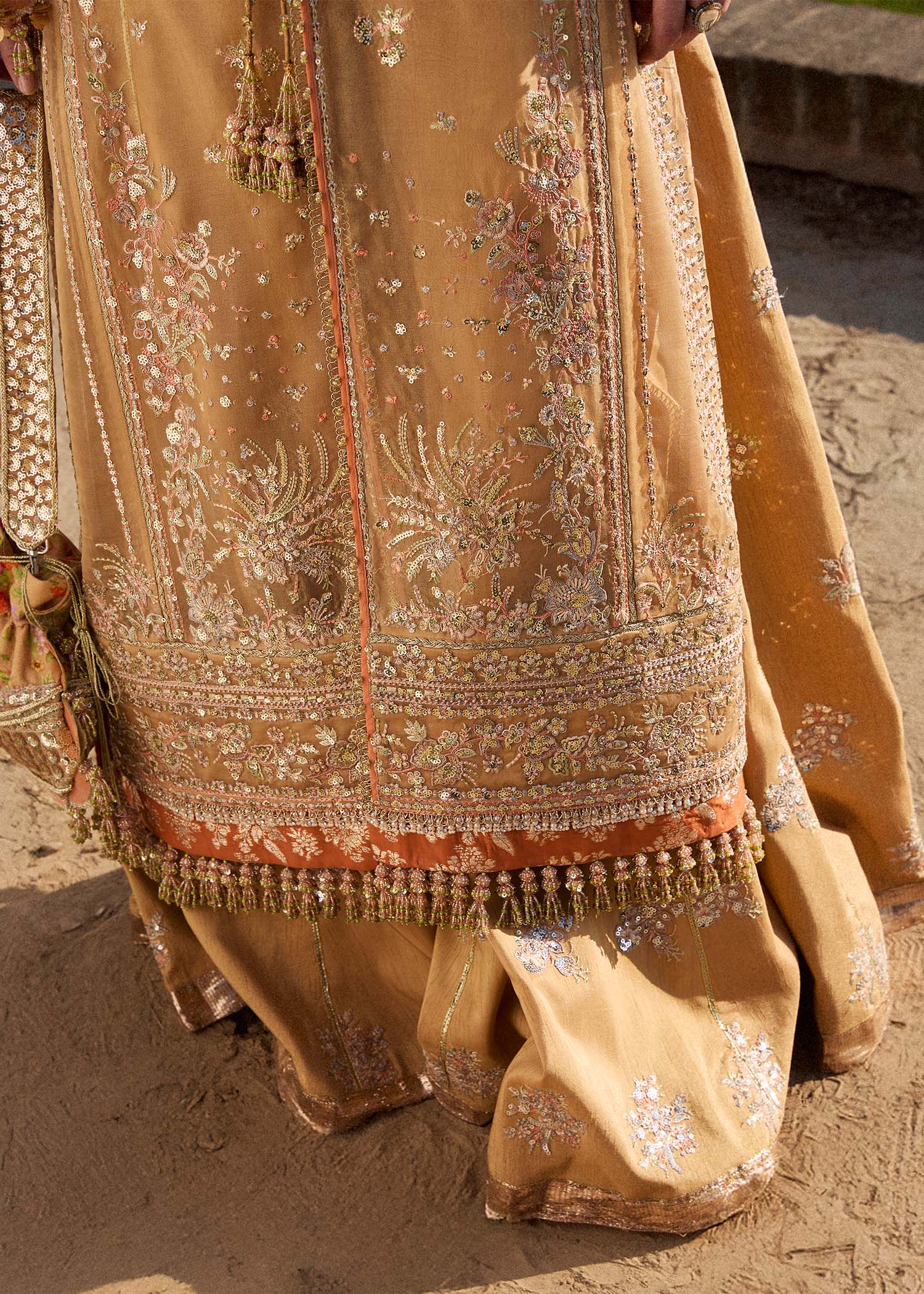 Hussain Rehar | Darlings Festive 25 | Sundal - by - Libasekhas UK - Registered Vendor of : Hussain Rehar - 100% Original Designer Dresss