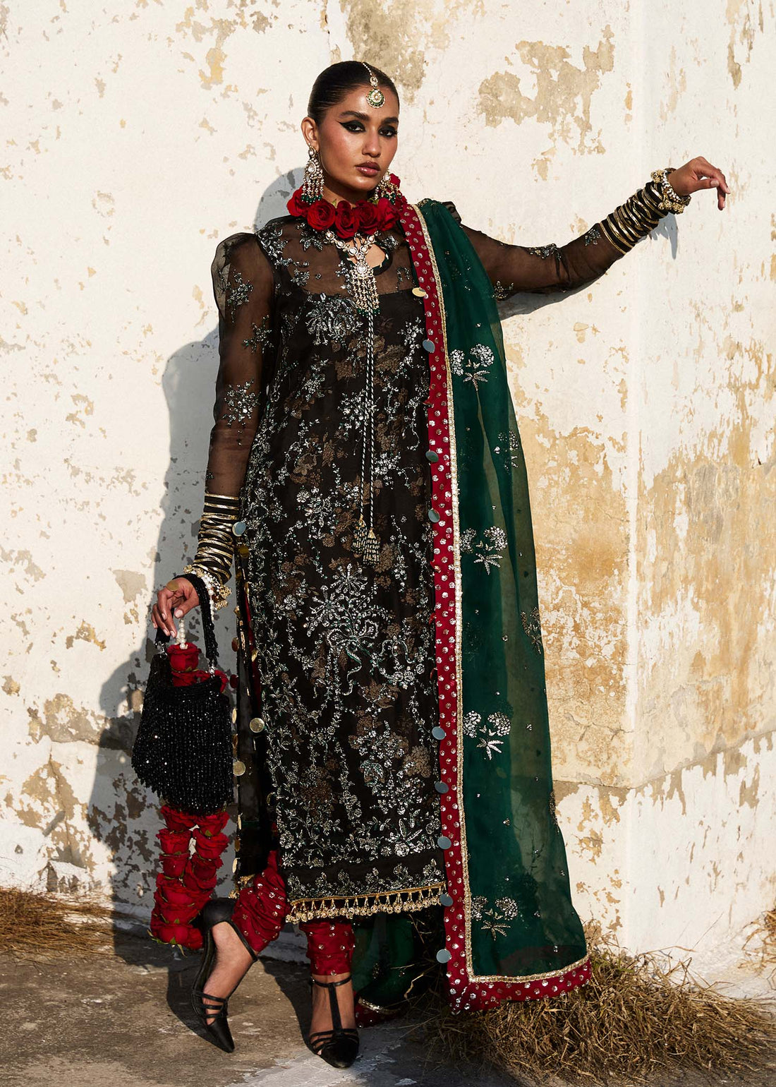 Hussain Rehar | Darlings Festive 25 | Shama - by - Libasekhas UK - Registered Vendor of : Hussain Rehar - 100% Original Designer Dresss