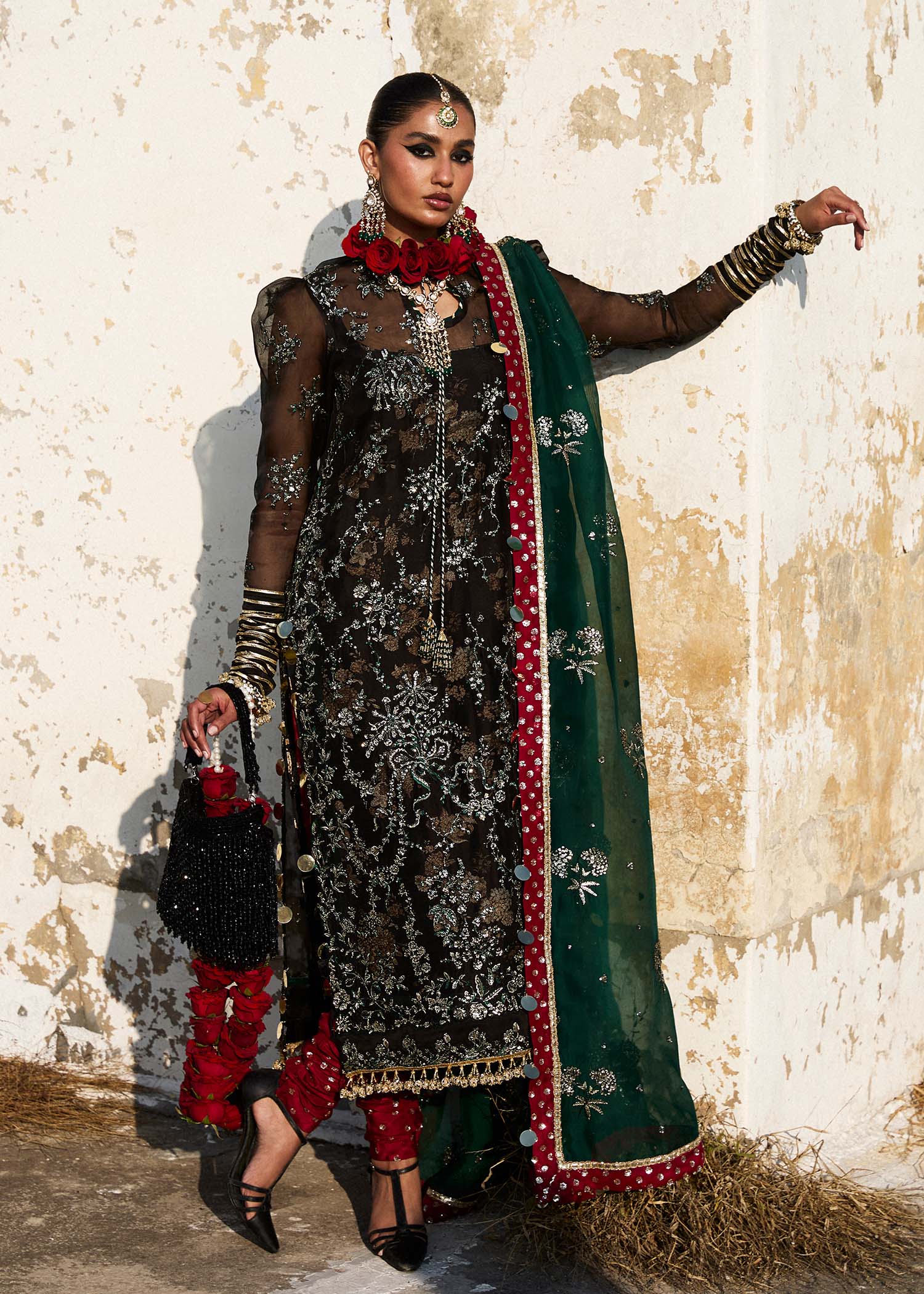 Hussain Rehar | Darlings Festive 25 | Shama - by - Libasekhas UK - Registered Vendor of : Hussain Rehar - 100% Original Designer Dresss