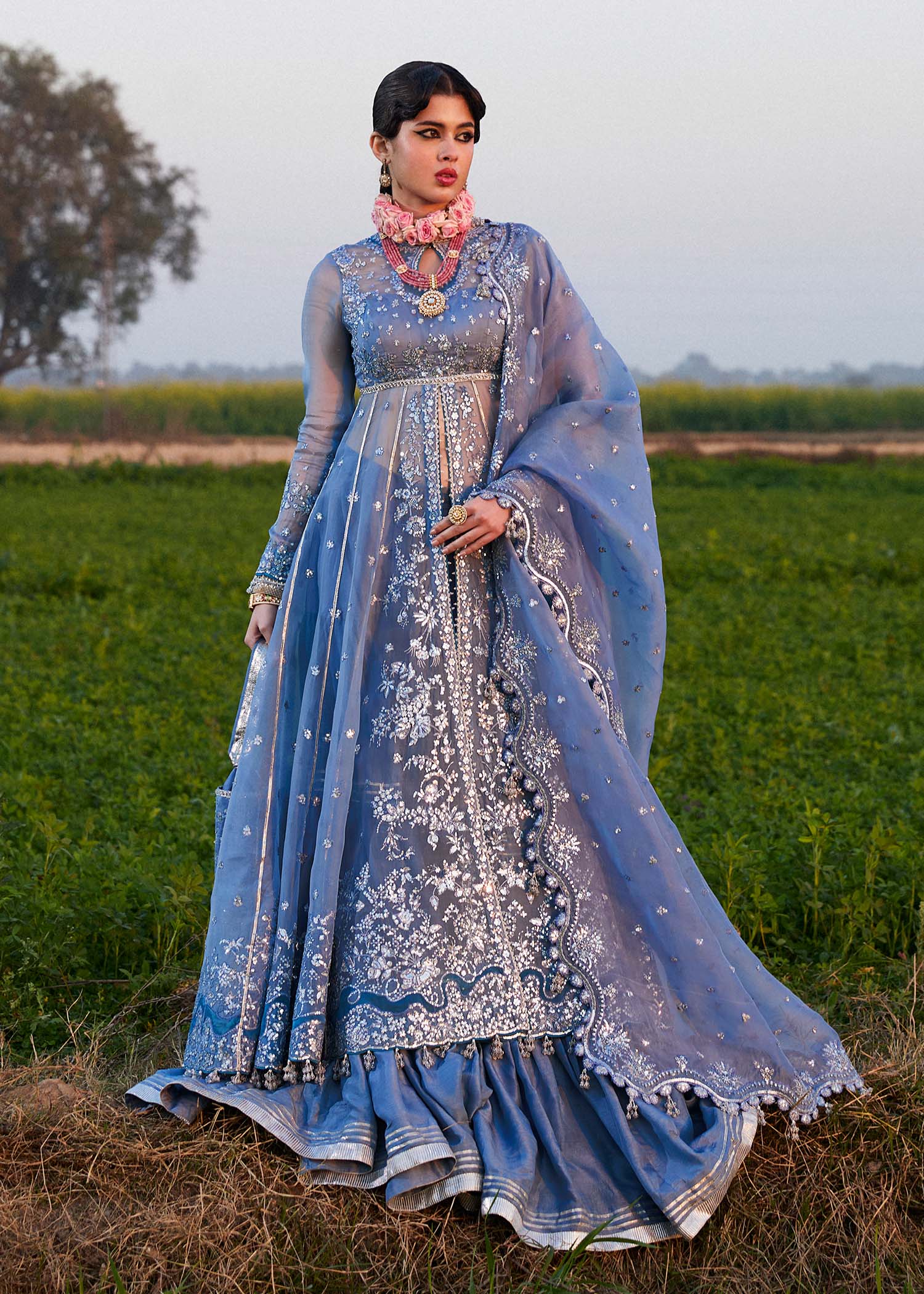 Hussain Rehar | Darlings Festive 25 | Mira - by - Libasekhas UK - Registered Vendor of : Hussain Rehar - 100% Original Designer Dresss