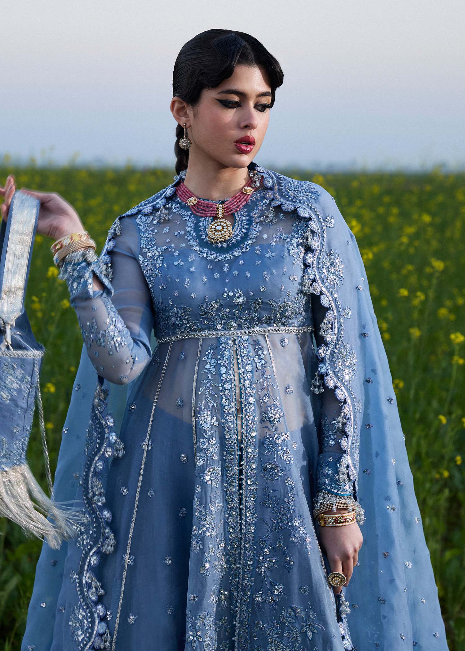 Hussain Rehar | Darlings Festive 25 | Mira - by - Libasekhas UK - Registered Vendor of : Hussain Rehar - 100% Original Designer Dresss