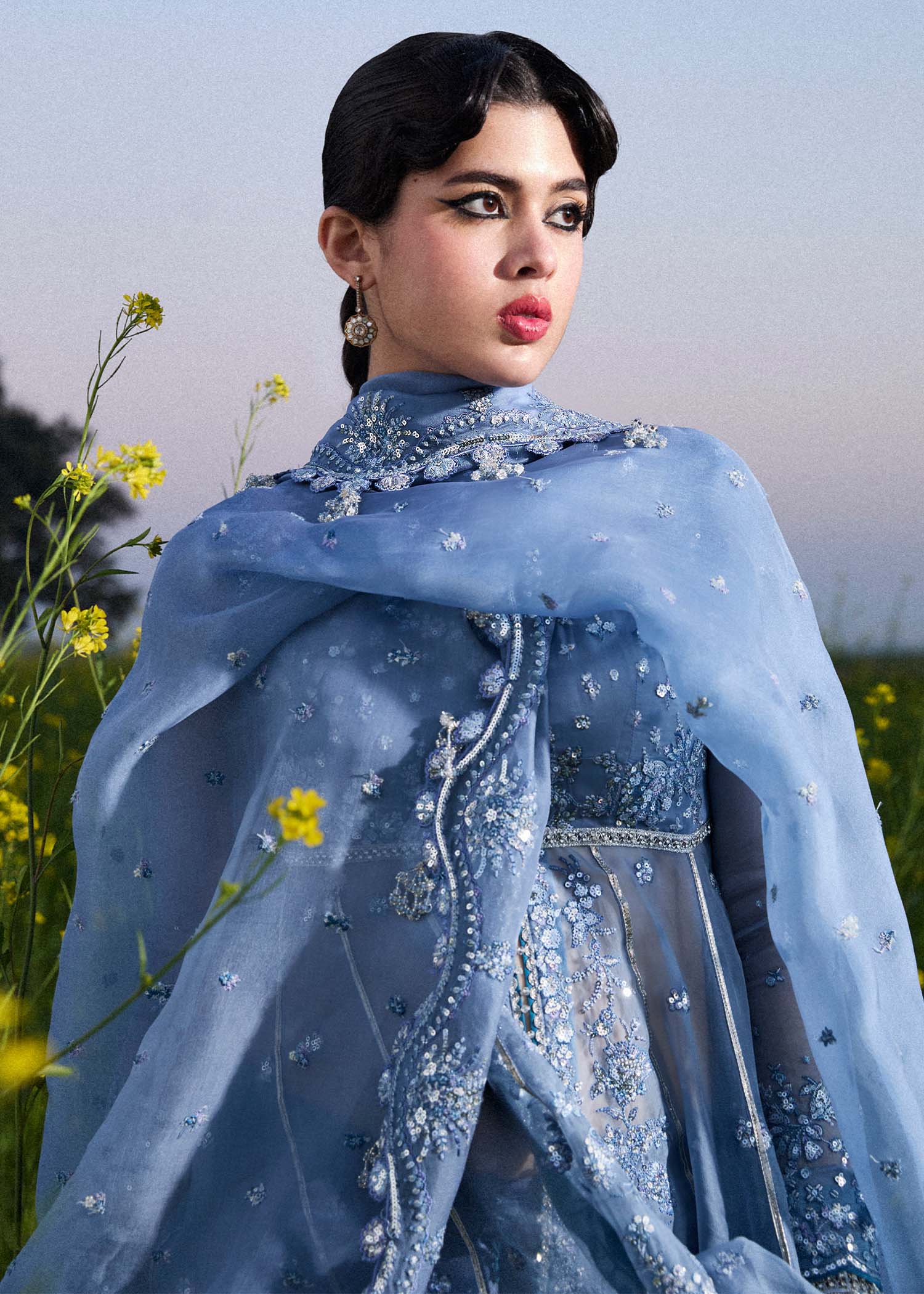 Hussain Rehar | Darlings Festive 25 | Mira - by - Libasekhas UK - Registered Vendor of : Hussain Rehar - 100% Original Designer Dresss