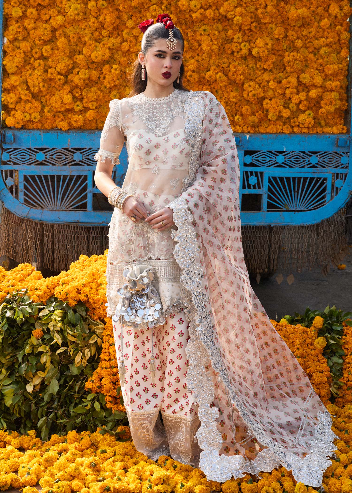 Hussain Rehar | Darlings Festive 25 | Zareen - by - Libasekhas UK - Registered Vendor of : Hussain Rehar - 100% Original Designer Dresss