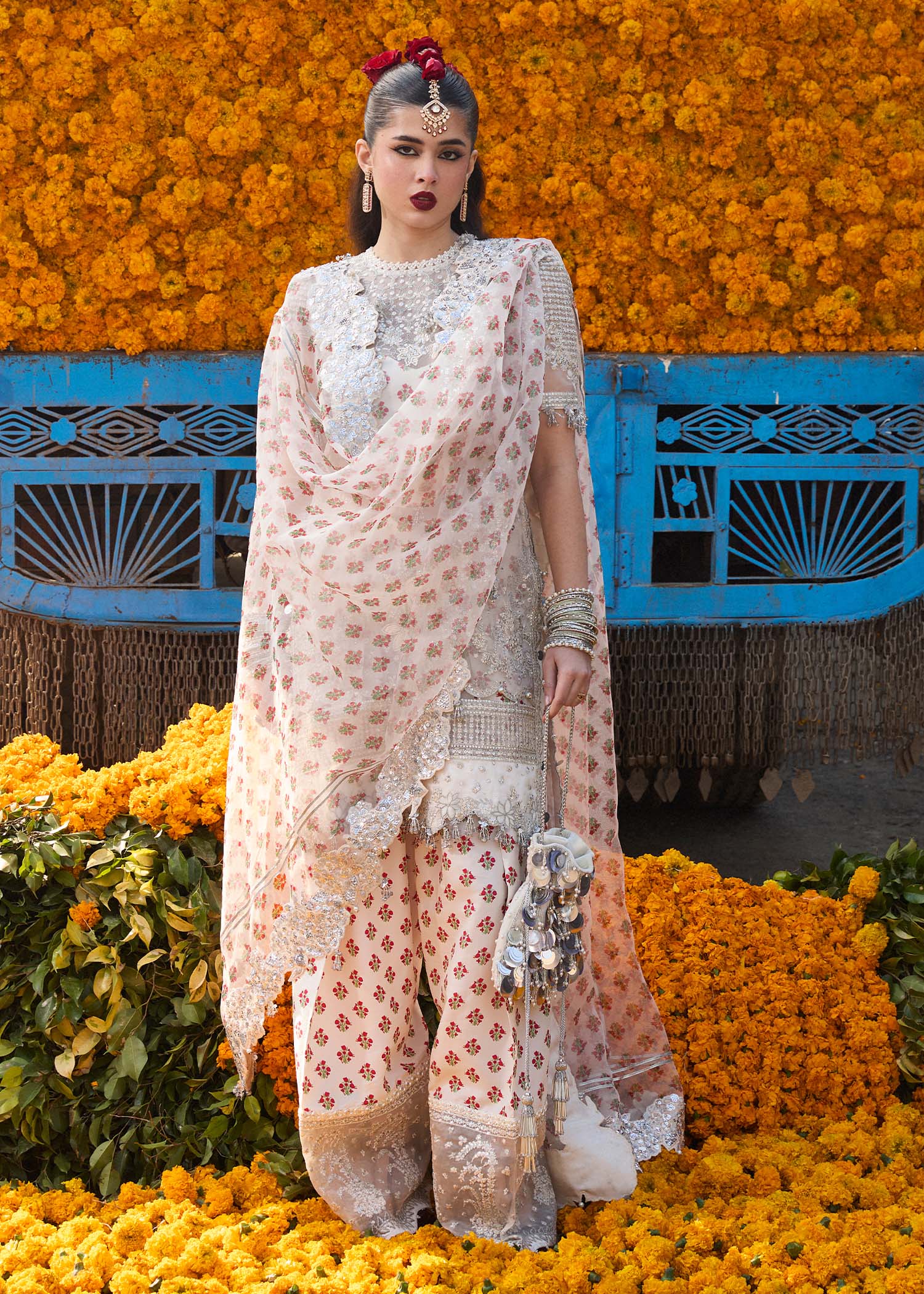 Hussain Rehar | Darlings Festive 25 | Zareen - by - Libasekhas UK - Registered Vendor of : Hussain Rehar - 100% Original Designer Dresss