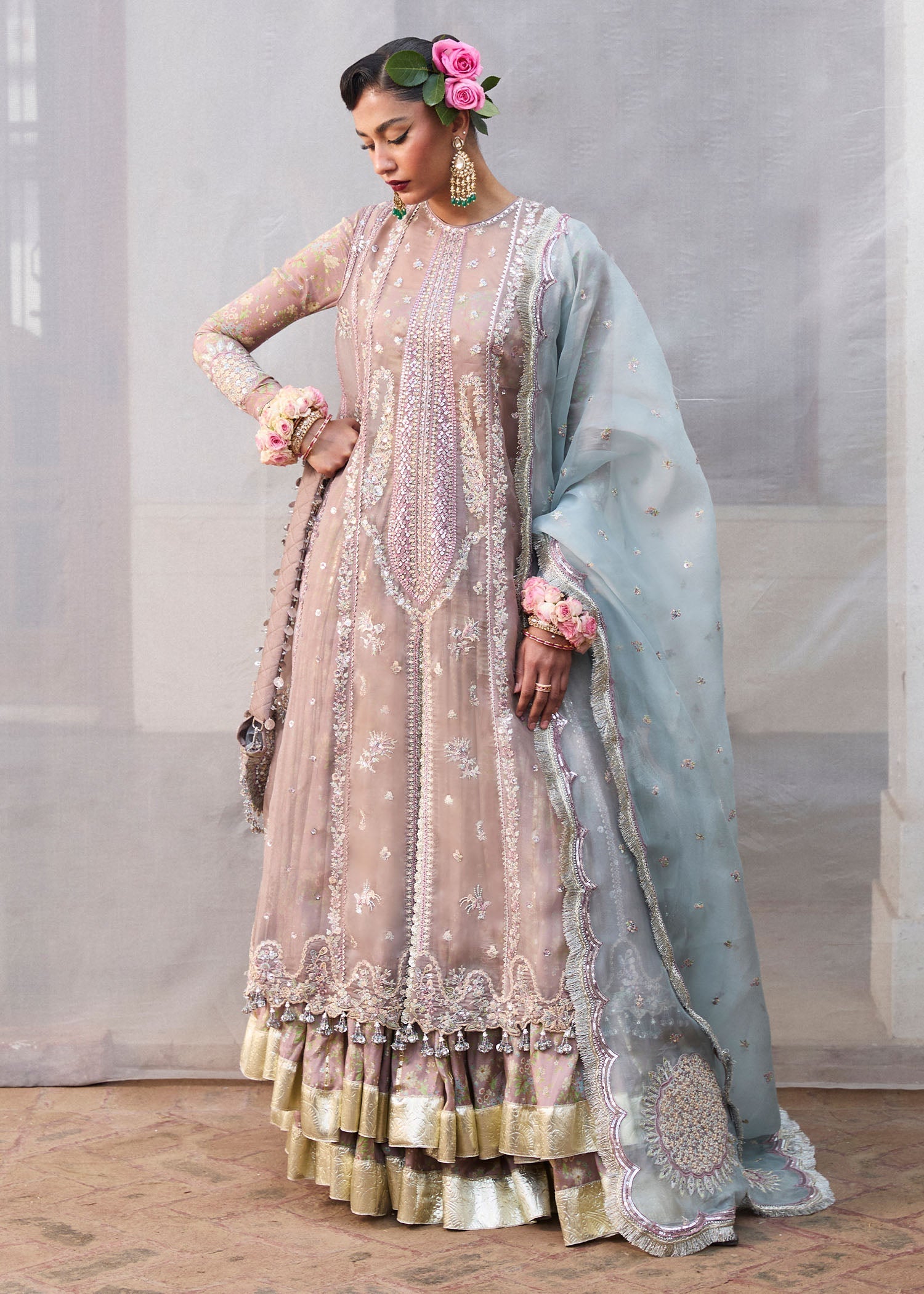 Hussain Rehar | Darlings Festive 25 | Ziniya - by - Libasekhas UK - Registered Vendor of : Hussain Rehar - 100% Original Designer Dresss