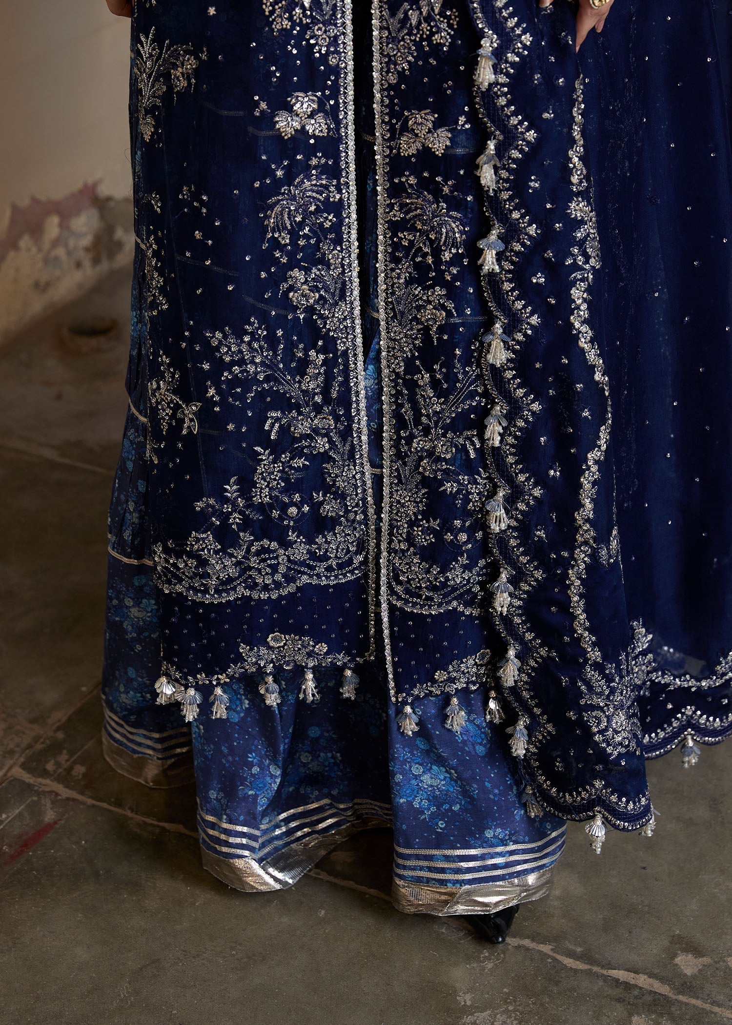 Hussain Rehar | Darlings Festive 25 | Safa - by - Libasekhas UK - Registered Vendor of : Hussain Rehar - 100% Original Designer Dresss