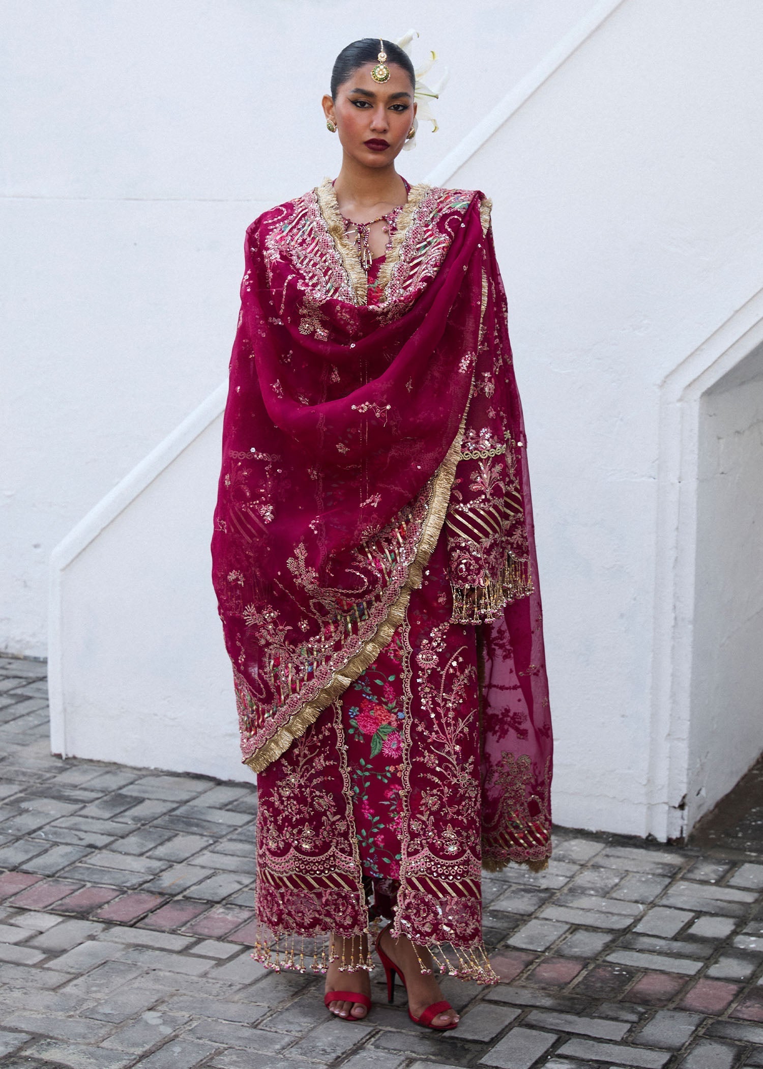 Hussain Rehar | Darlings Festive 25 | Maher - by - Libasekhas UK - Registered Vendor of : Hussain Rehar - 100% Original Designer Dresss