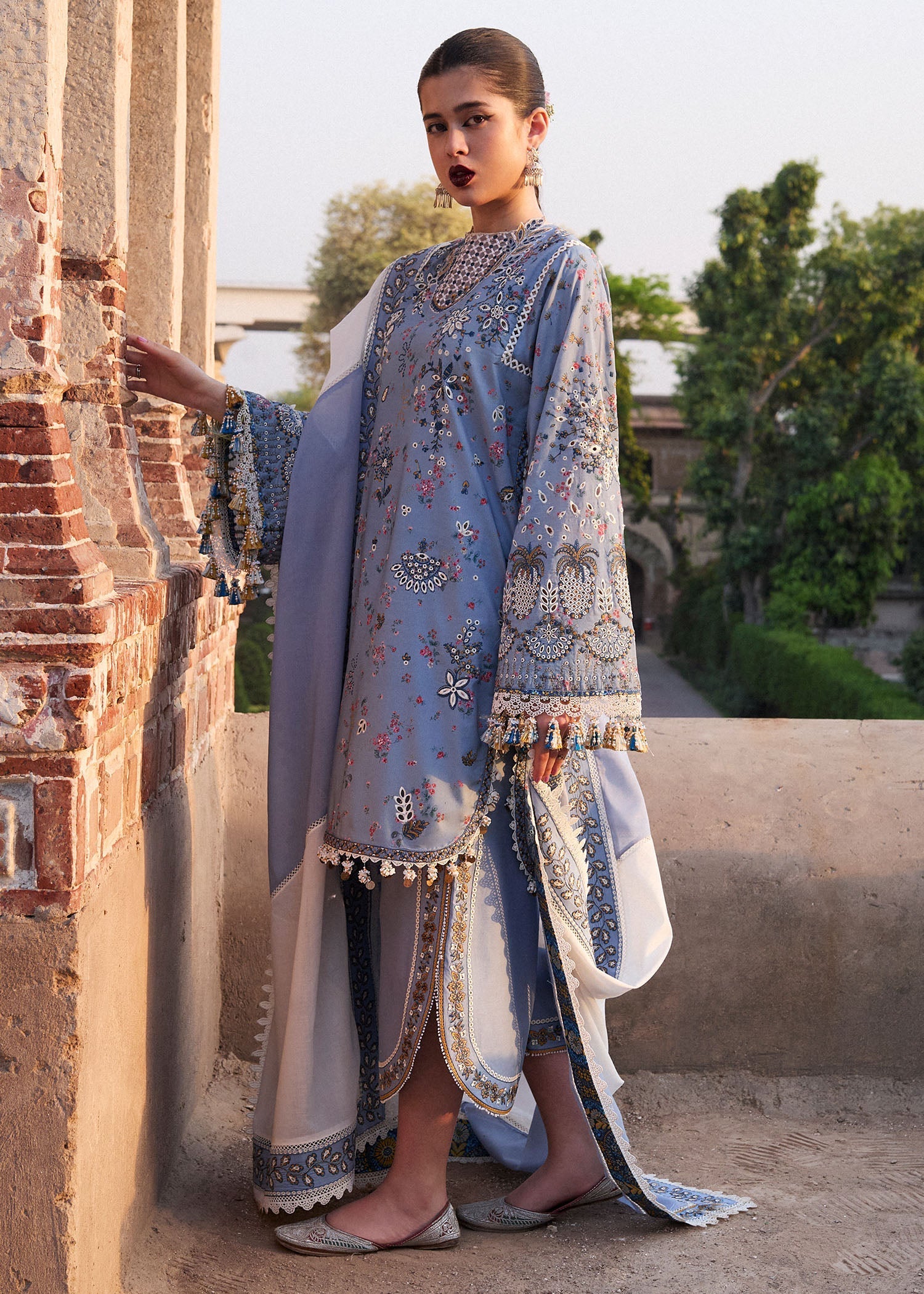 Hussain Rehar | Nirmal SS 25 | Fira - by - Libasekhas UK - Registered Vendor of : Hussain Rehar - 100% Original Designer Dresss