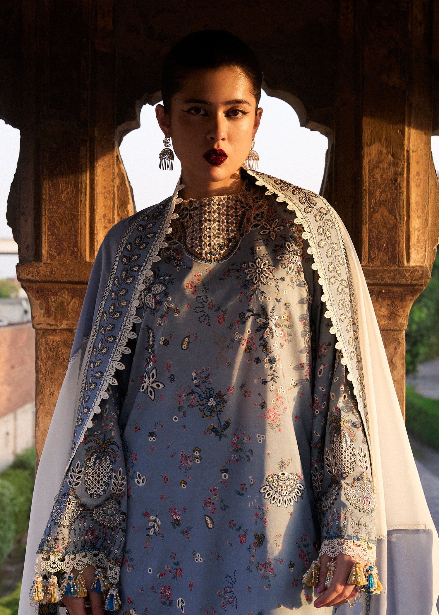 Hussain Rehar | Nirmal SS 25 | Fira - by - Libasekhas UK - Registered Vendor of : Hussain Rehar - 100% Original Designer Dresss