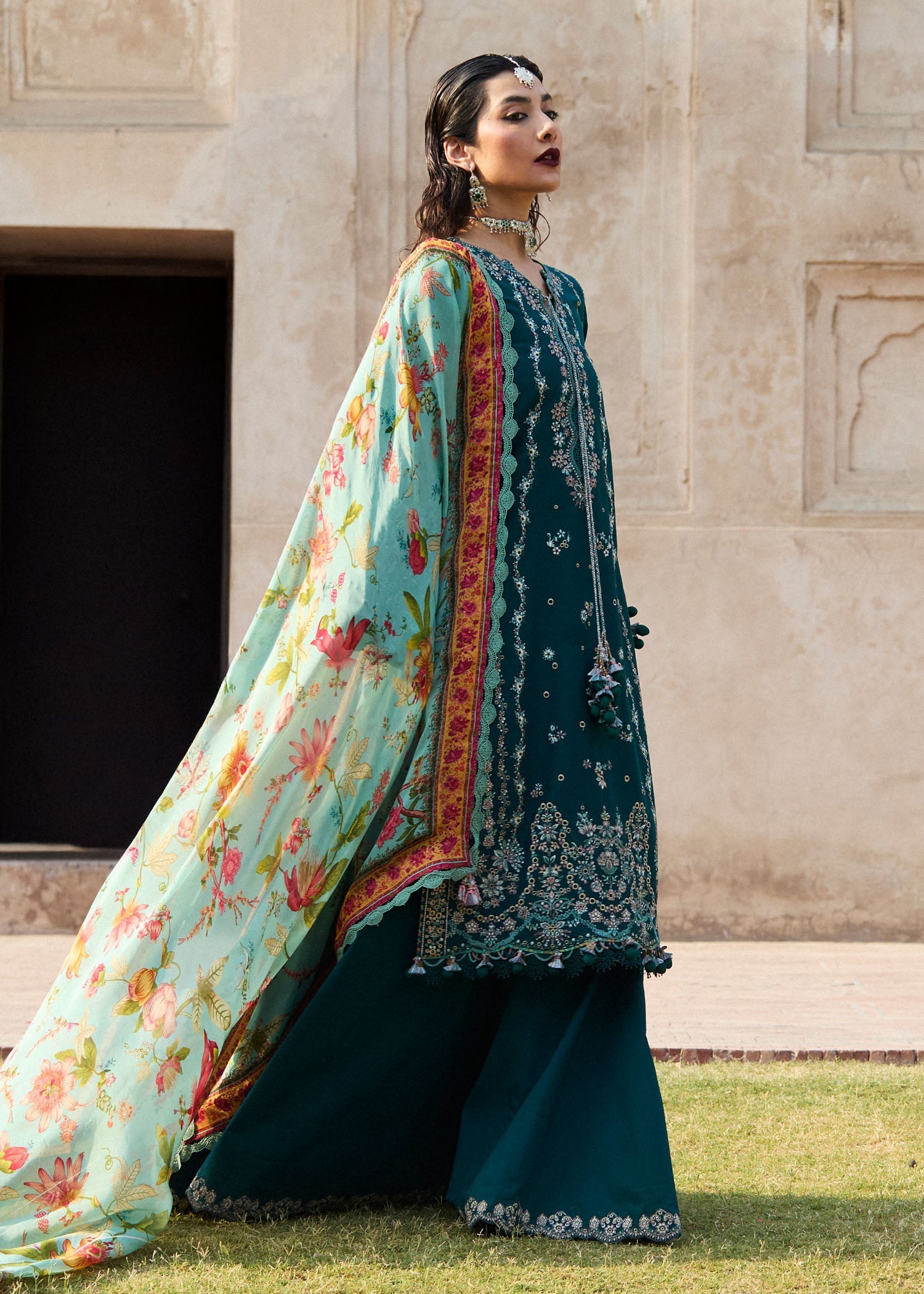 Hussain Rehar | Nirmal SS 25 | Saher - by - Libasekhas UK - Registered Vendor of : Hussain Rehar - 100% Original Designer Dresss
