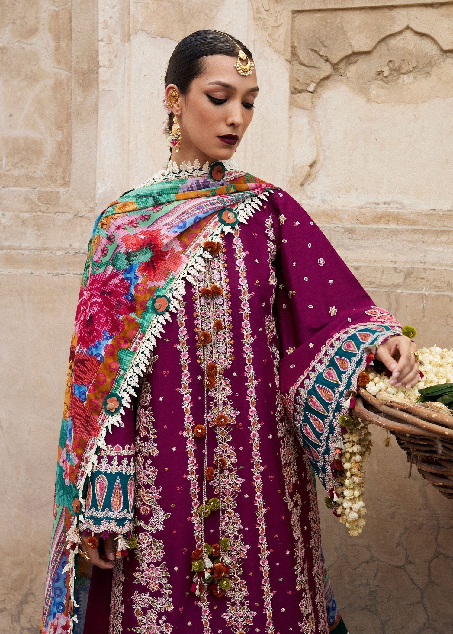 Hussain Rehar | Nirmal SS 25 | Kahei - by - Libasekhas UK - Registered Vendor of : Hussain Rehar - 100% Original Designer Dresss