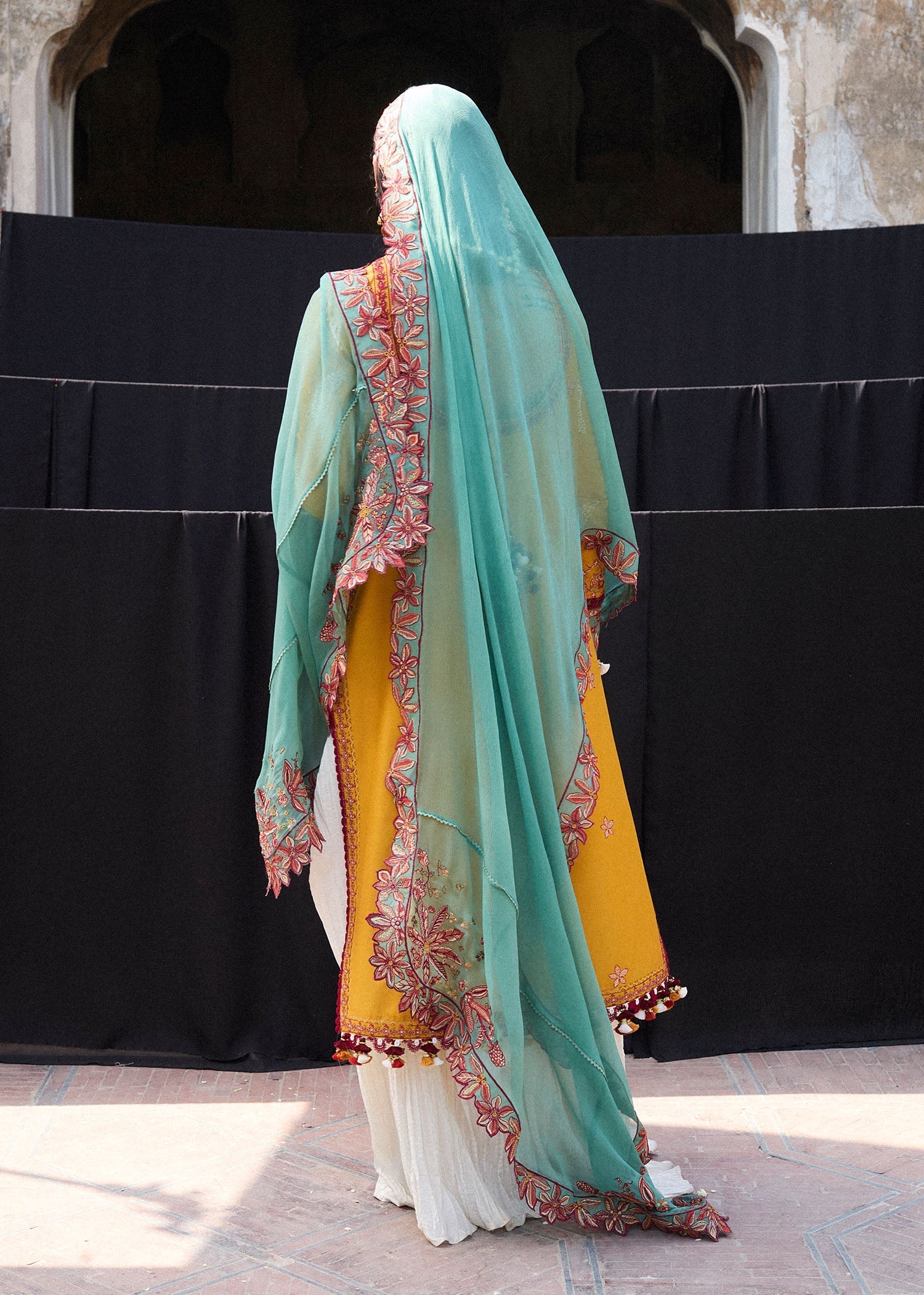 Hussain Rehar | Nirmal SS 25 | Masam - by - Libasekhas UK - Registered Vendor of : Hussain Rehar - 100% Original Designer Dresss