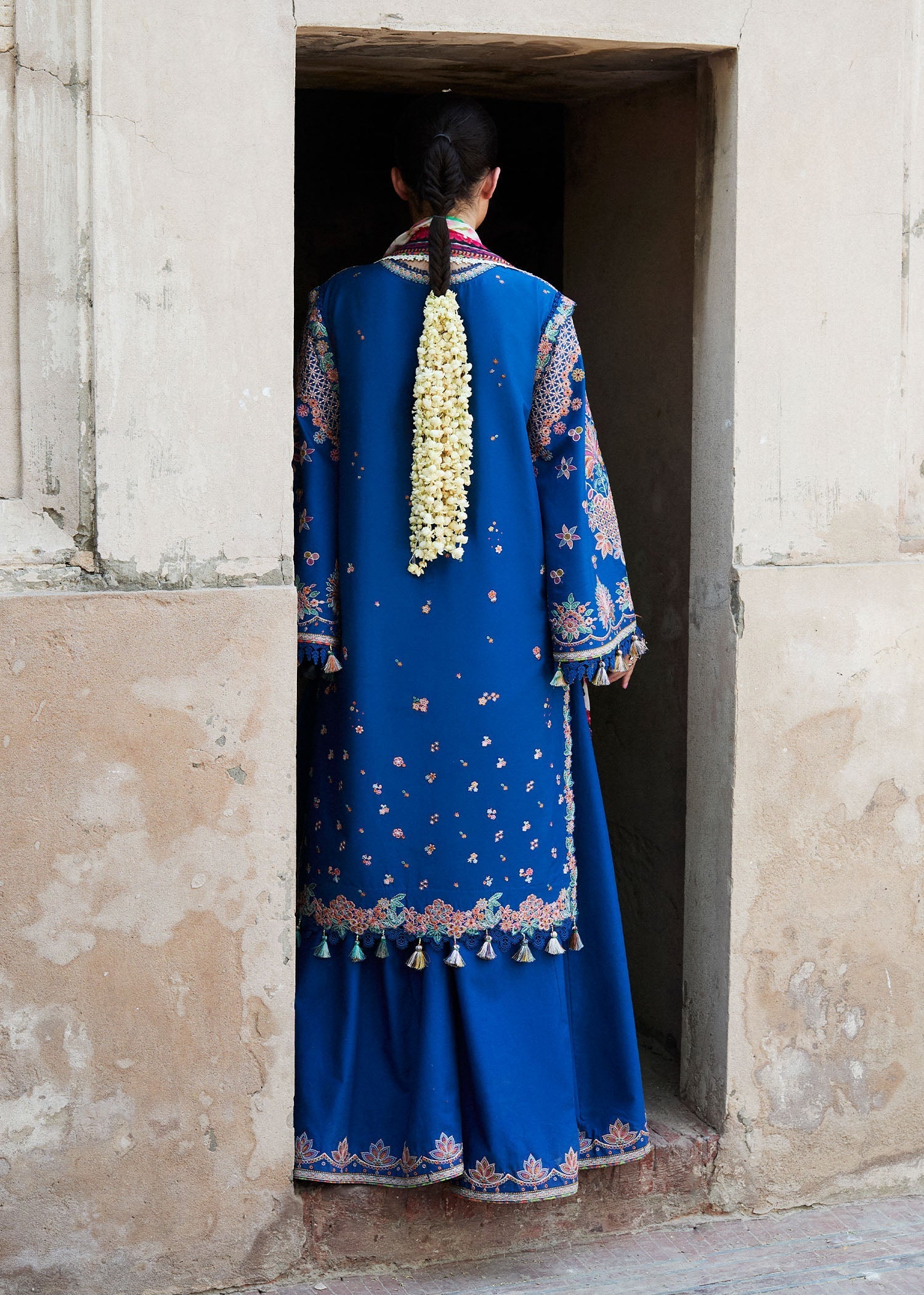 Hussain Rehar | Nirmal SS 25 | Zarqa - by - Libasekhas UK - Registered Vendor of : Hussain Rehar - 100% Original Designer Dresss