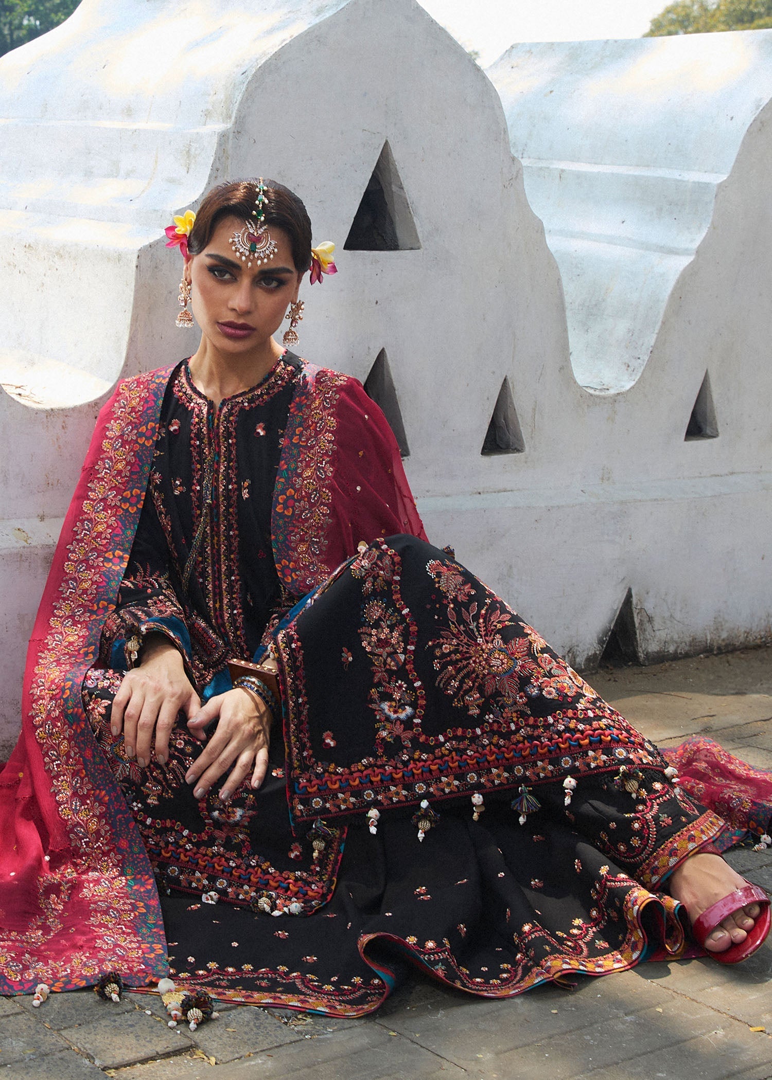 Hussain Rehar | Luxury Lawn 25 | Bliz - by - Libasekhas UK - Registered Vendor of : Hussain Rehar - 100% Original Designer Dresss