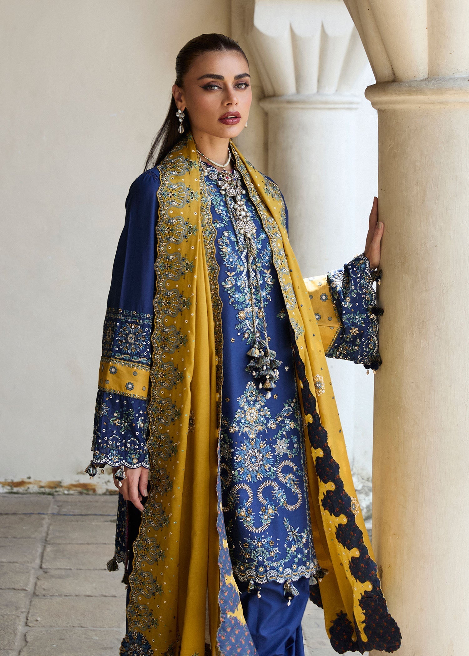 Hussain Rehar | Luxury Lawn 25 | Riviera - by - Libasekhas UK - Registered Vendor of : Hussain Rehar - 100% Original Designer Dresss