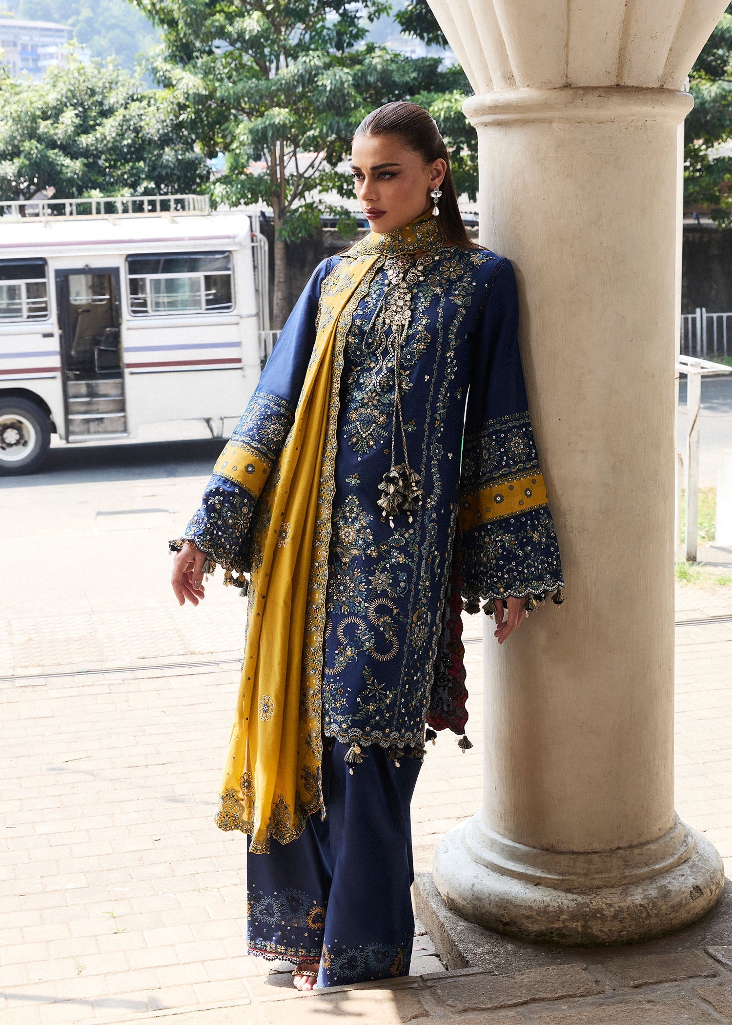 Hussain Rehar | Luxury Lawn 25 | Riviera - by - Libasekhas UK - Registered Vendor of : Hussain Rehar - 100% Original Designer Dresss