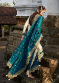 Hussain Rehar | Luxury Lawn 25 | Veil - by - Libasekhas UK - Registered Vendor of : Hussain Rehar - 100% Original Designer Dresss