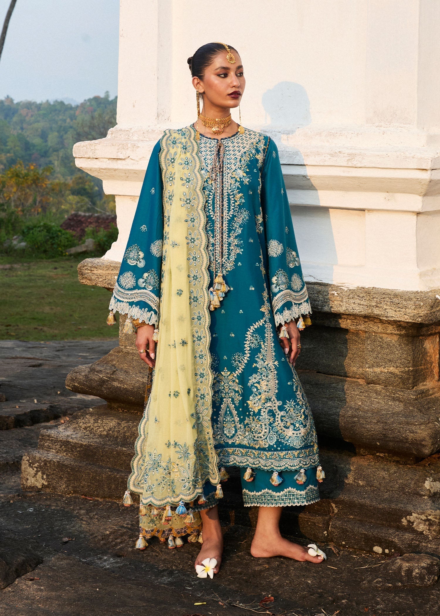 Hussain Rehar | Luxury Lawn 25 | Eupic - by - Libasekhas UK - Registered Vendor of : Hussain Rehar - 100% Original Designer Dresss