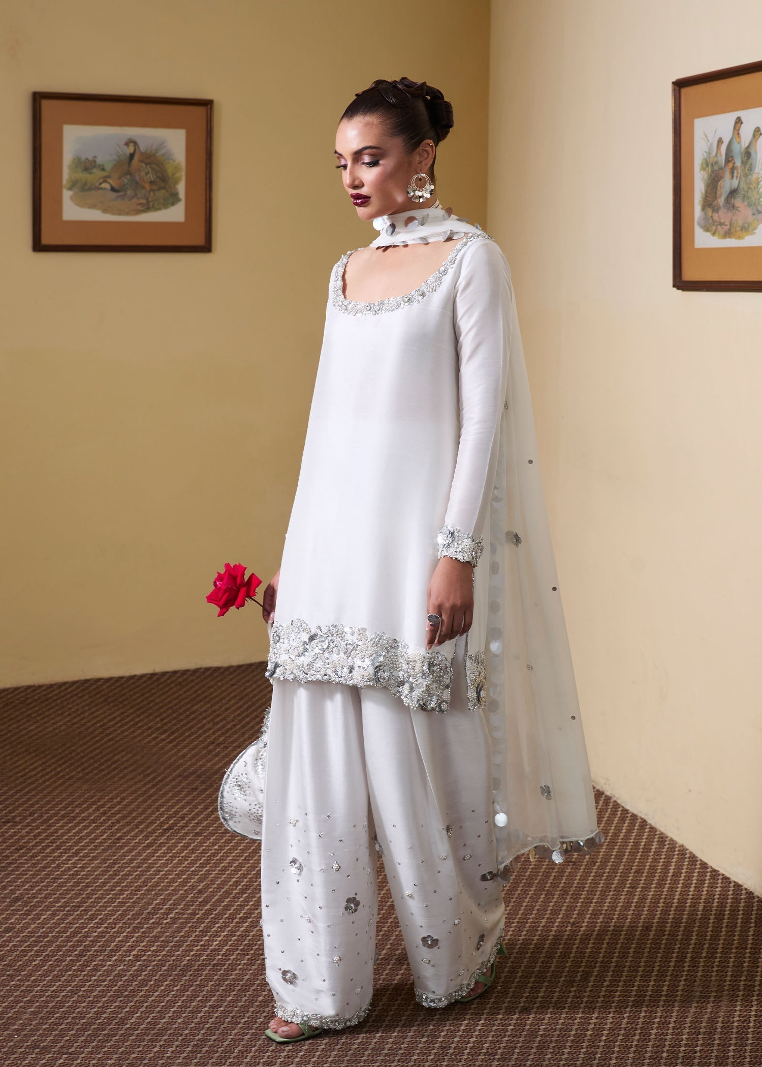 Hussain Rehar | SS Luxury Pret 25 | Swoon - by - Libasekhas UK - Registered Vendor of : Hussain Rehar - 100% Original Designer Dresss