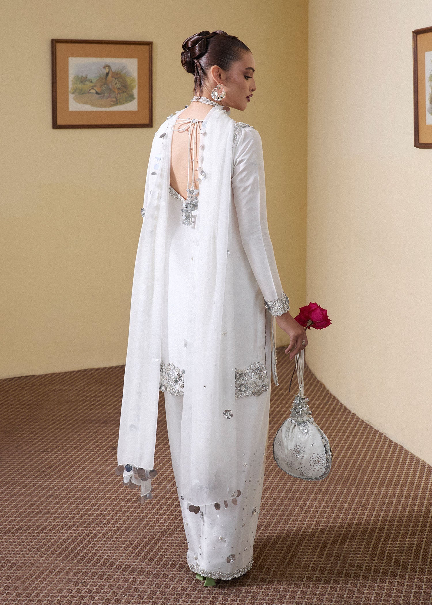 Hussain Rehar | SS Luxury Pret 25 | Swoon - by - Libasekhas UK - Registered Vendor of : Hussain Rehar - 100% Original Designer Dresss