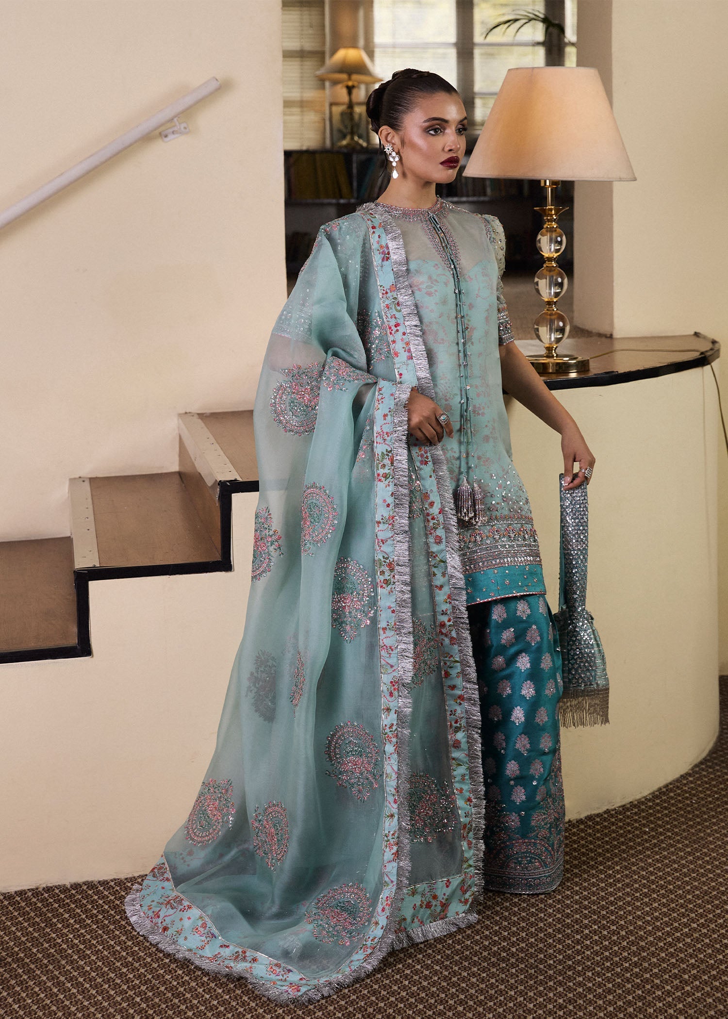 Hussain Rehar | SS Luxury Pret 25 | Artes - by - Libasekhas UK - Registered Vendor of : Hussain Rehar - 100% Original Designer Dresss