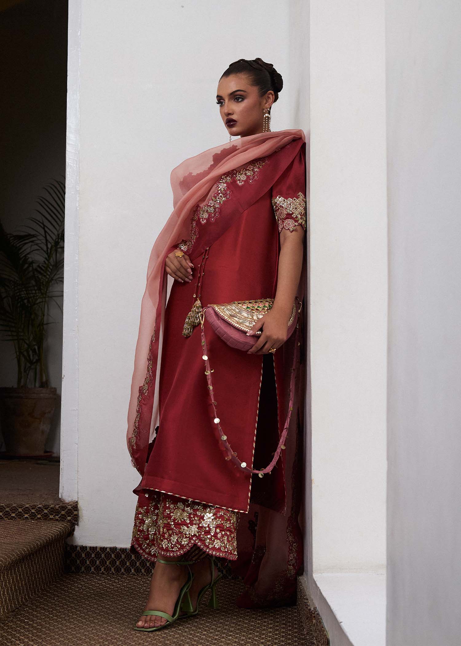 Hussain Rehar | SS Luxury Pret 25 | Tram - by - Libasekhas UK - Registered Vendor of : Hussain Rehar - 100% Original Designer Dresss