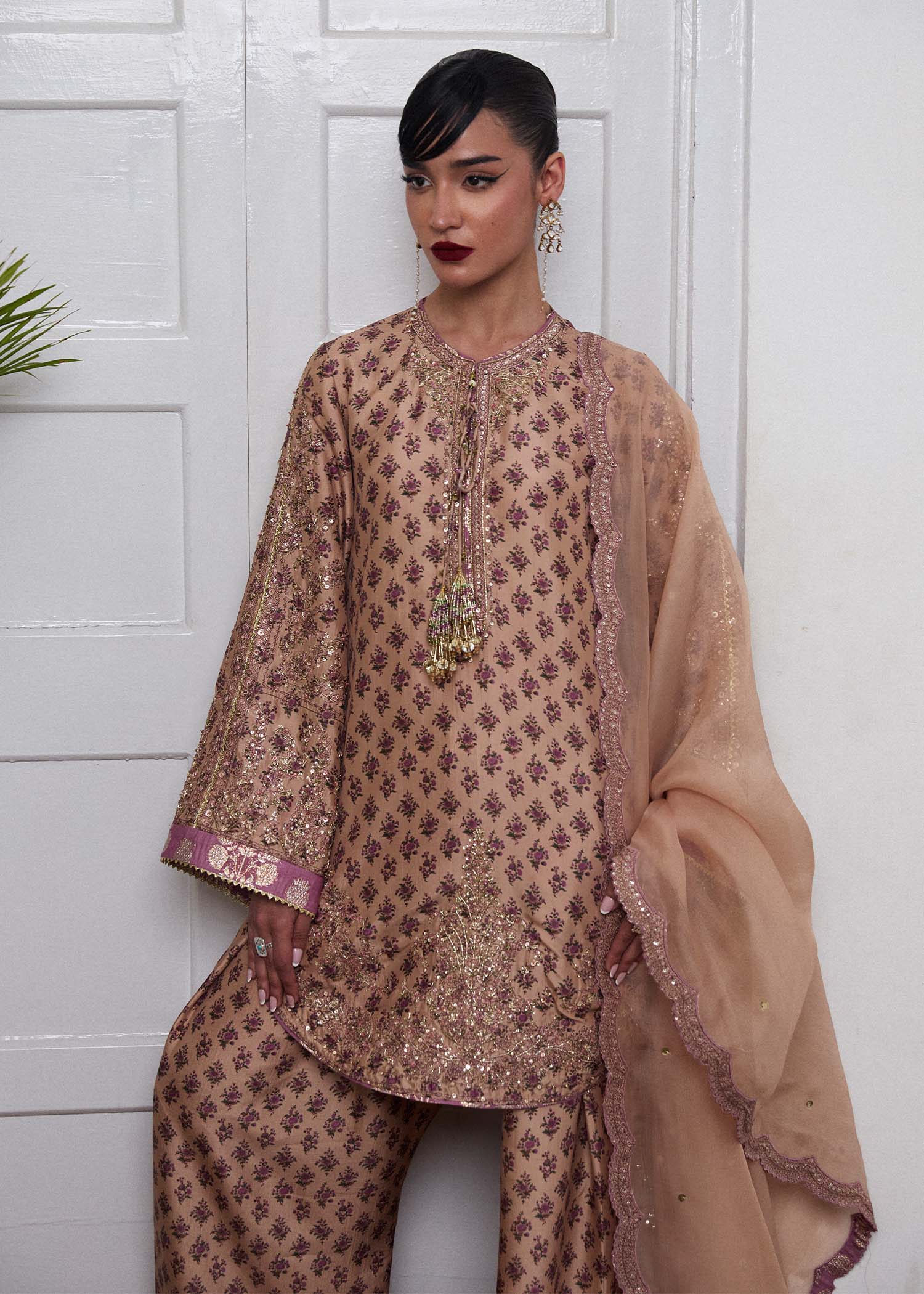 Hussain Rehar | SS Luxury Pret 25 | Fran - by - Libasekhas UK - Registered Vendor of : Hussain Rehar - 100% Original Designer Dresss