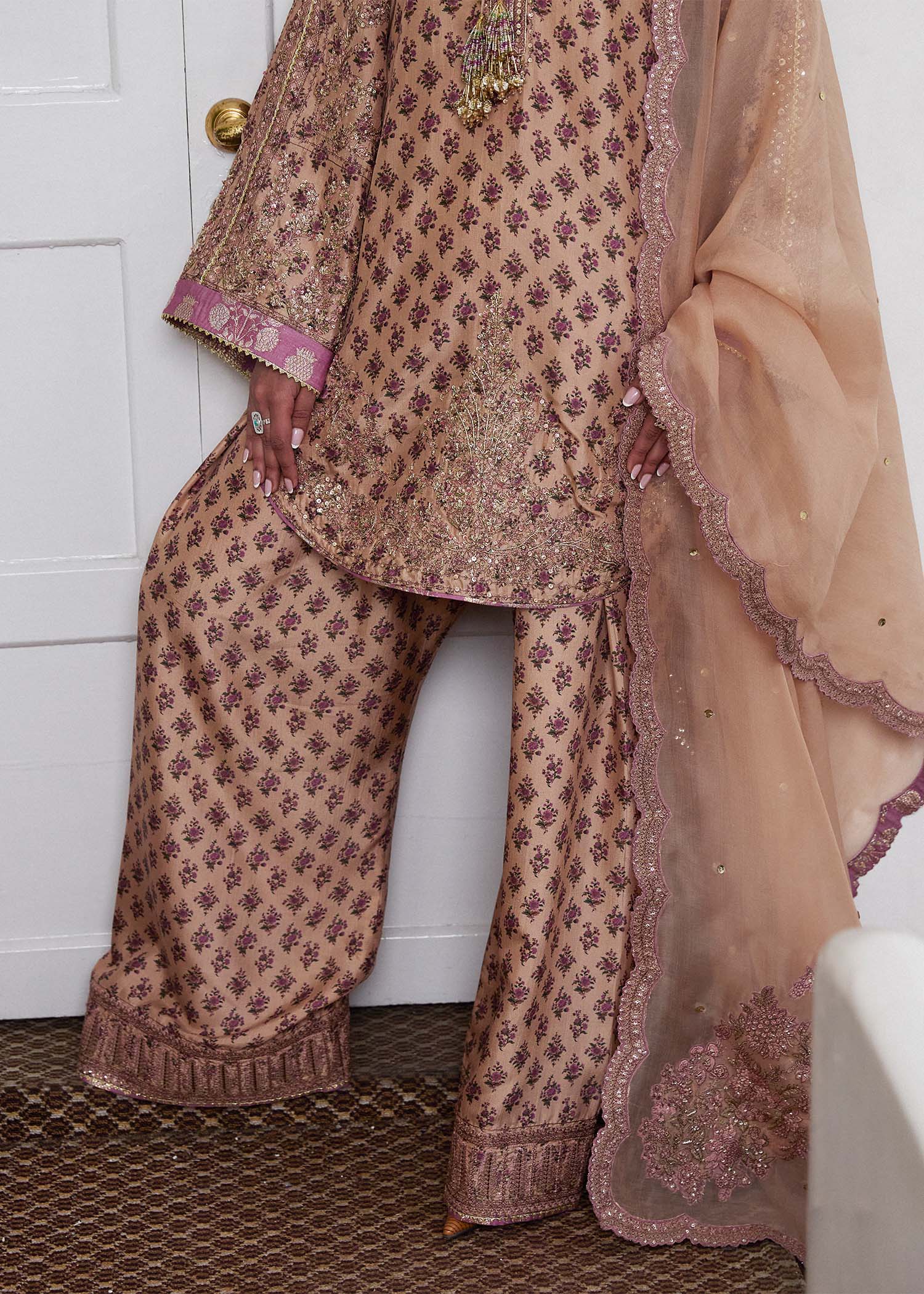 Hussain Rehar | SS Luxury Pret 25 | Fran - by - Libasekhas UK - Registered Vendor of : Hussain Rehar - 100% Original Designer Dresss