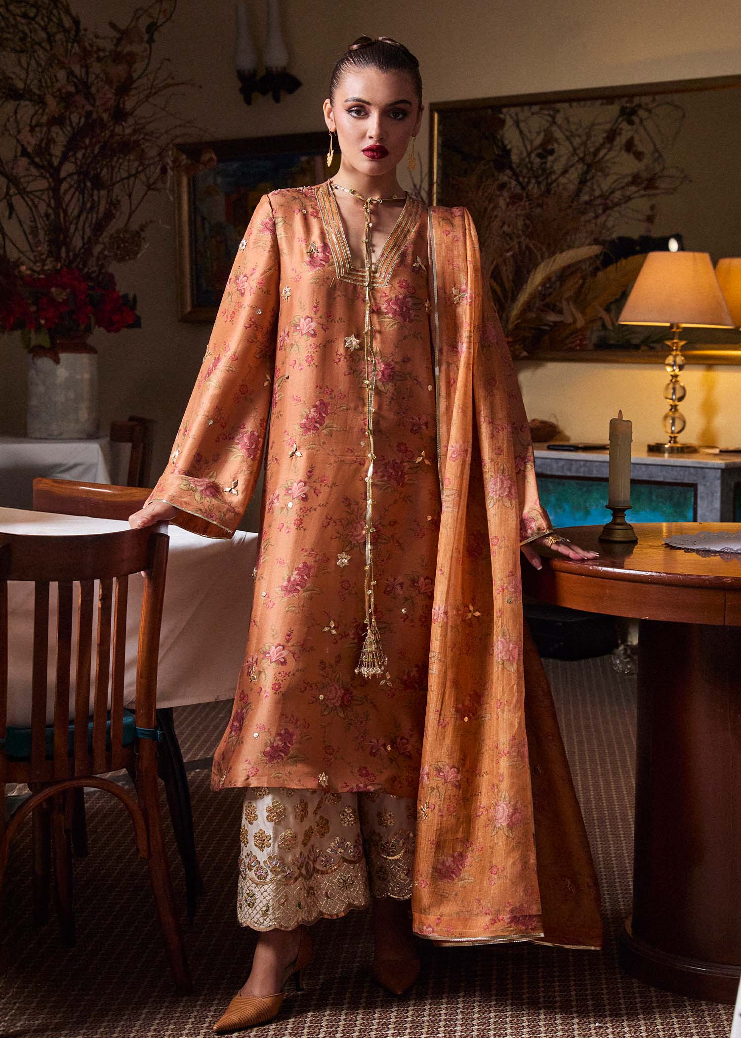 Hussain Rehar | SS Luxury Pret 25 | Dijan - by - Libasekhas UK - Registered Vendor of : Hussain Rehar - 100% Original Designer Dresss