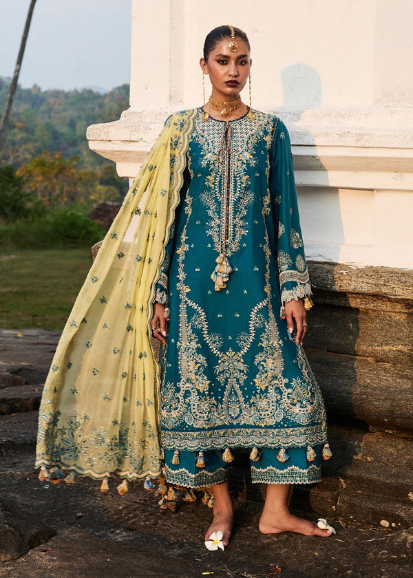 Hussain Rehar | Luxury Lawn 25 | Eupic - by - Libasekhas UK - Registered Vendor of : Hussain Rehar - 100% Original Designer Dresss