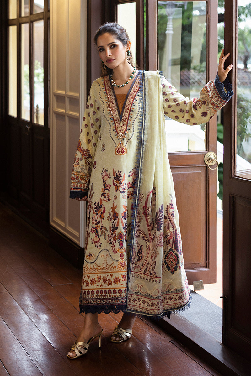 Mushq | Seraph Jacquard Lawn 25 | Letizia - by - Libasekhas UK - Registered Vendor of : Mushq - 100% Original Designer Dresss