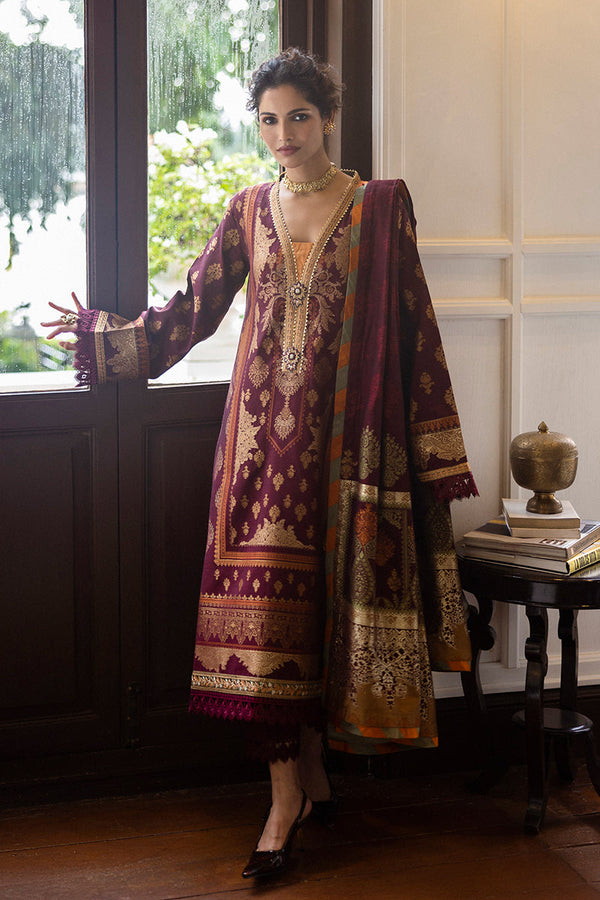Mushq | Seraph Jacquard Lawn 25 | Morphea - by - Libasekhas UK - Registered Vendor of : Mushq - 100% Original Designer Dresss