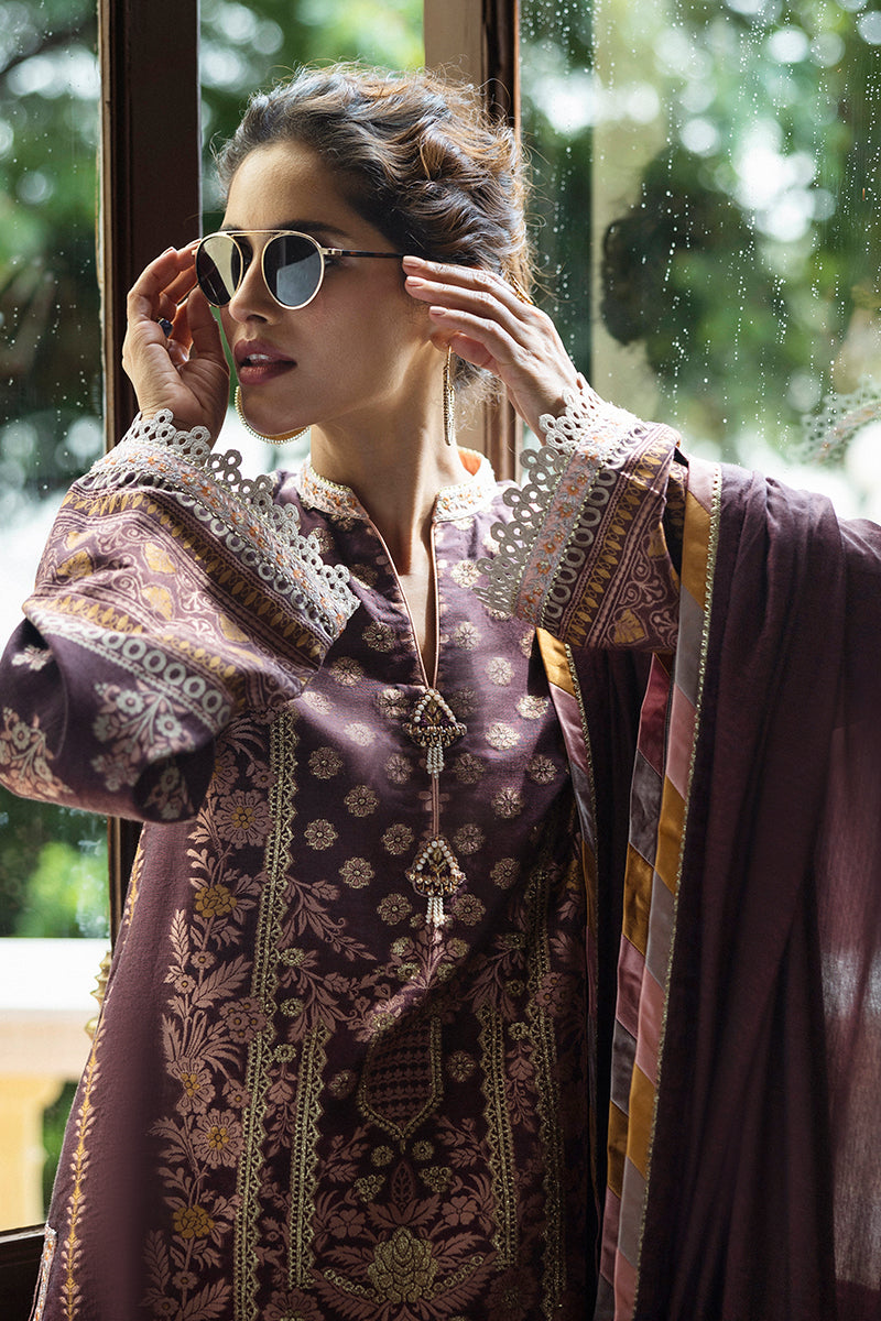 Mushq | Seraph Jacquard Lawn 25 | Narissa - by - Libasekhas UK - Registered Vendor of : Mushq - 100% Original Designer Dresss