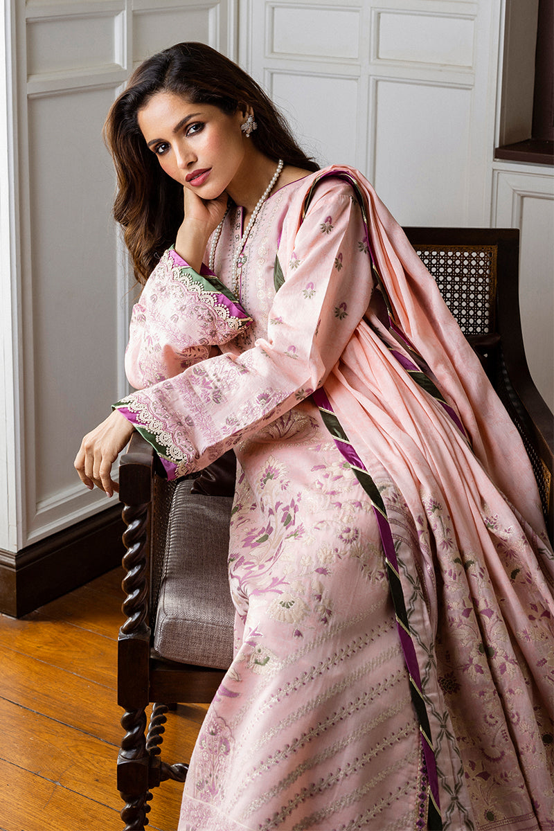 Mushq | Seraph Jacquard Lawn 25 | Lillian - by - Libasekhas UK - Registered Vendor of : Mushq - 100% Original Designer Dresss